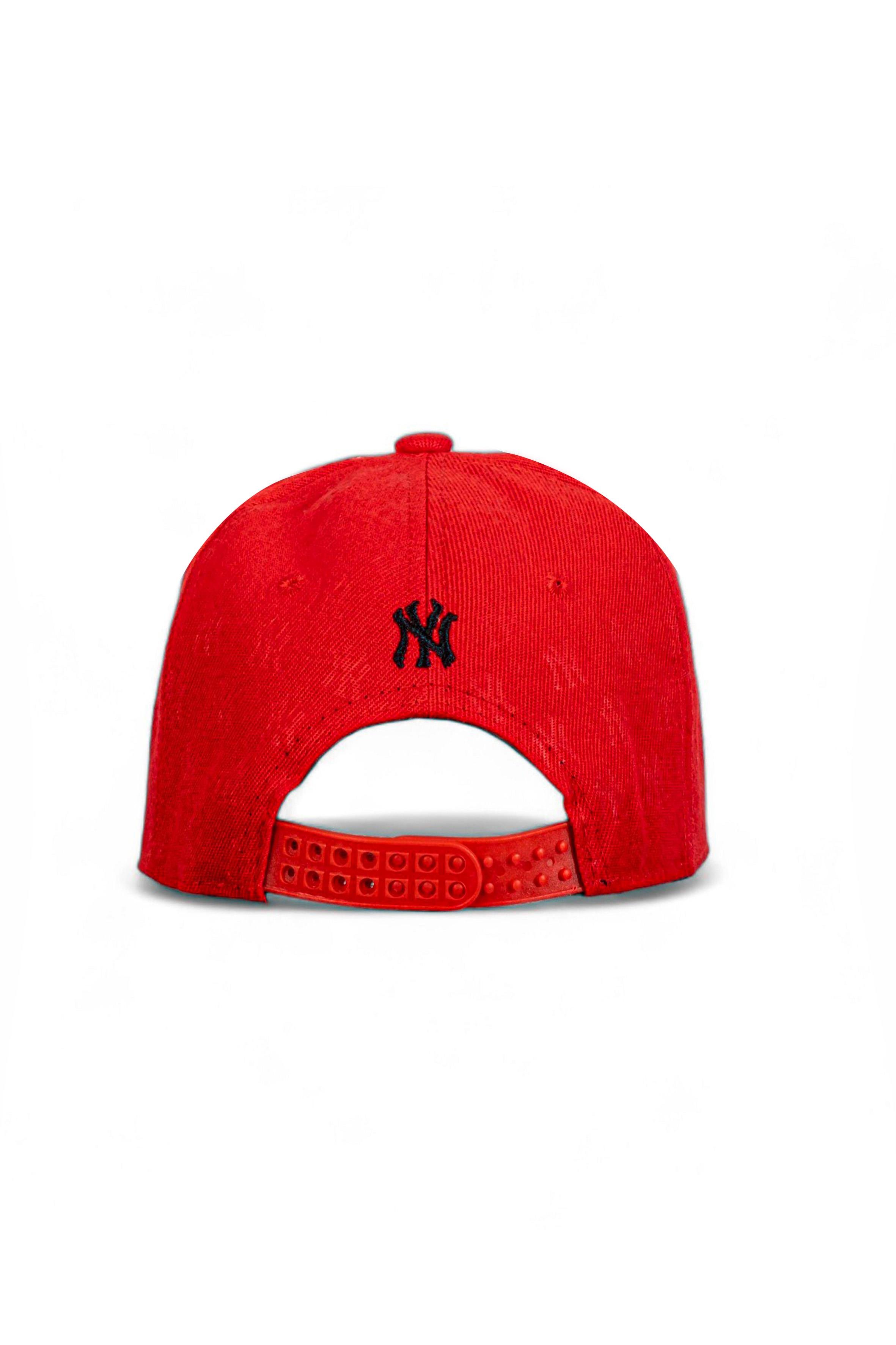 New York Dijital Baskılı Unisex Kırmızı Snapback Şapka