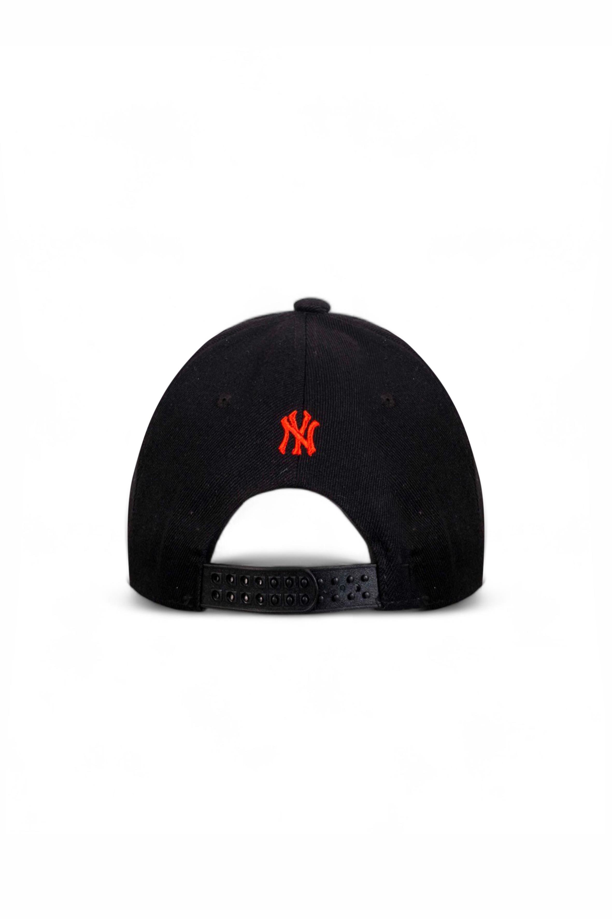 New York Unisex Siyah Renk Beyaz Nakış  Snapback Şapka