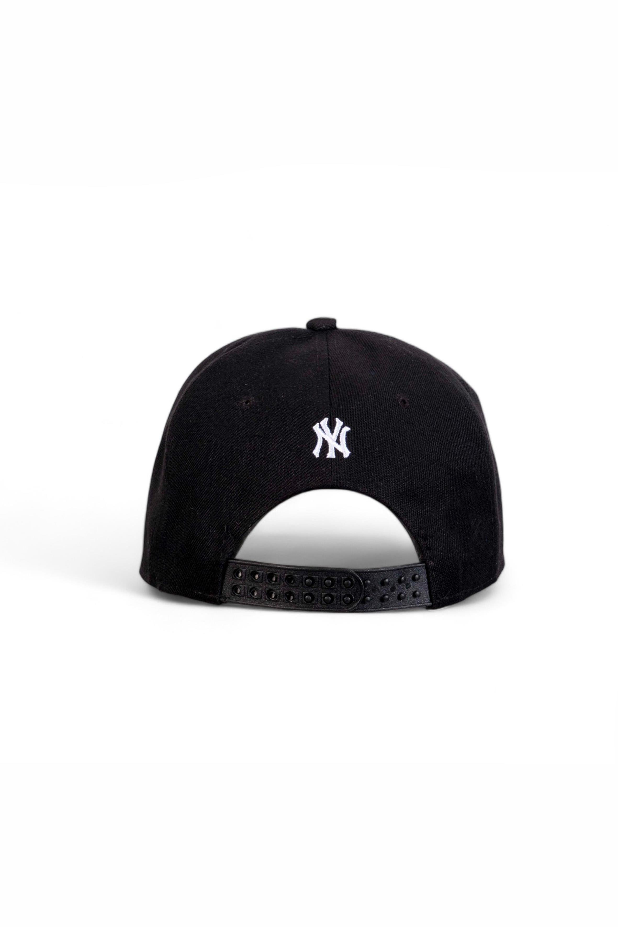 New York Unisex Siyah Renk Mavi Nakış  Snapback Şapka