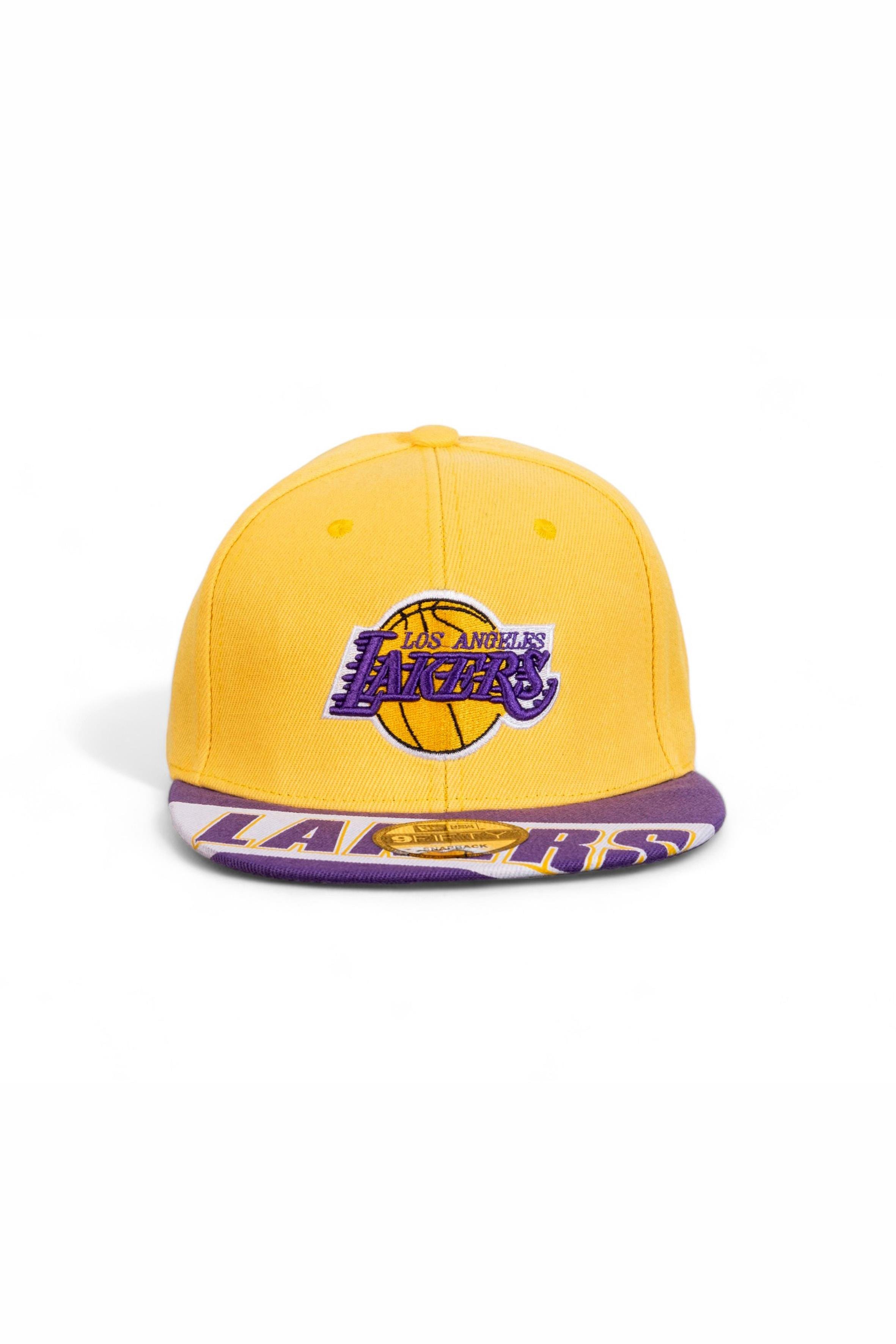 Sarı Los Angeles Lakers Basketbol Snapback Şapka