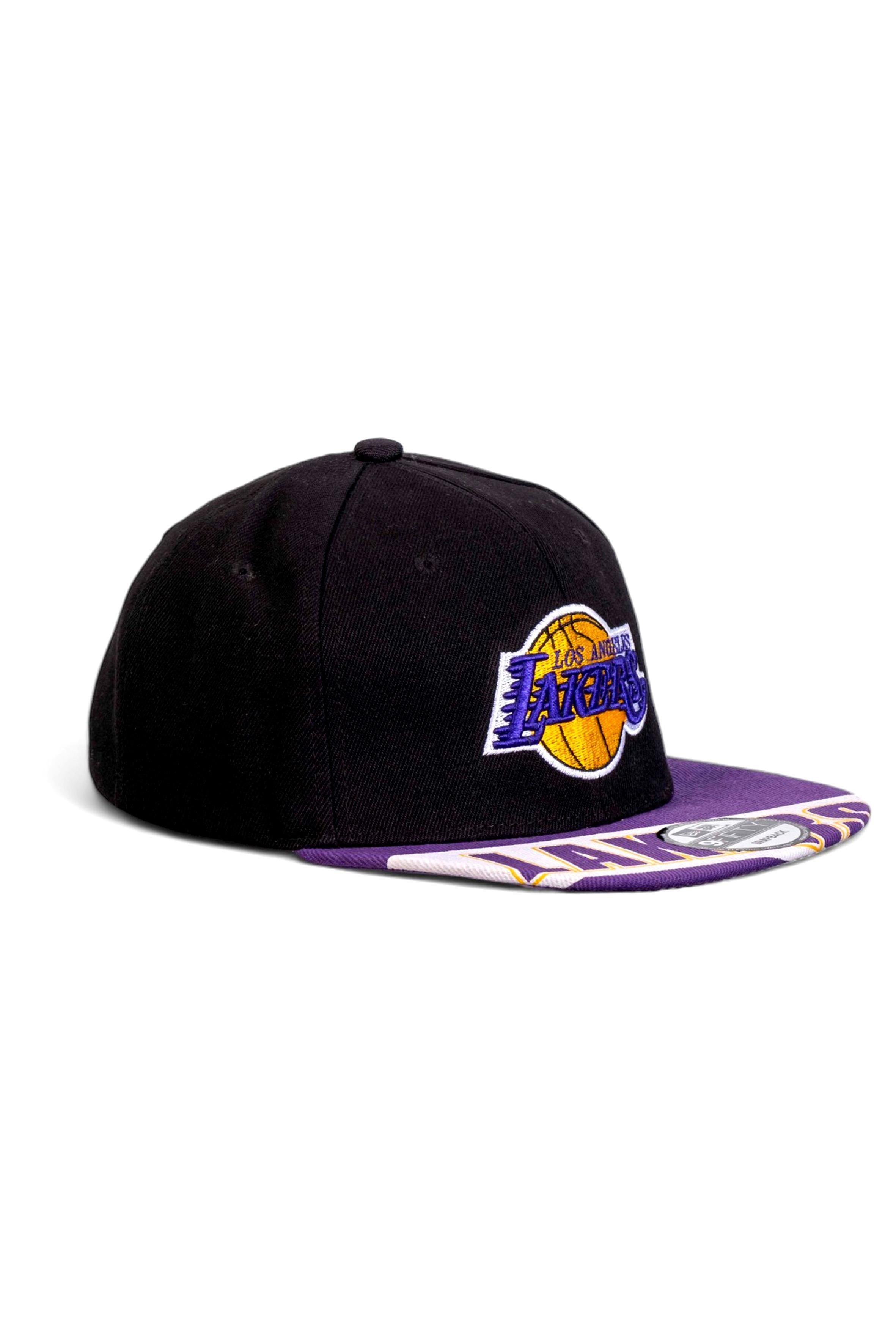 Siyah Los Angeles Lakers Basketbol Snapback Şapka