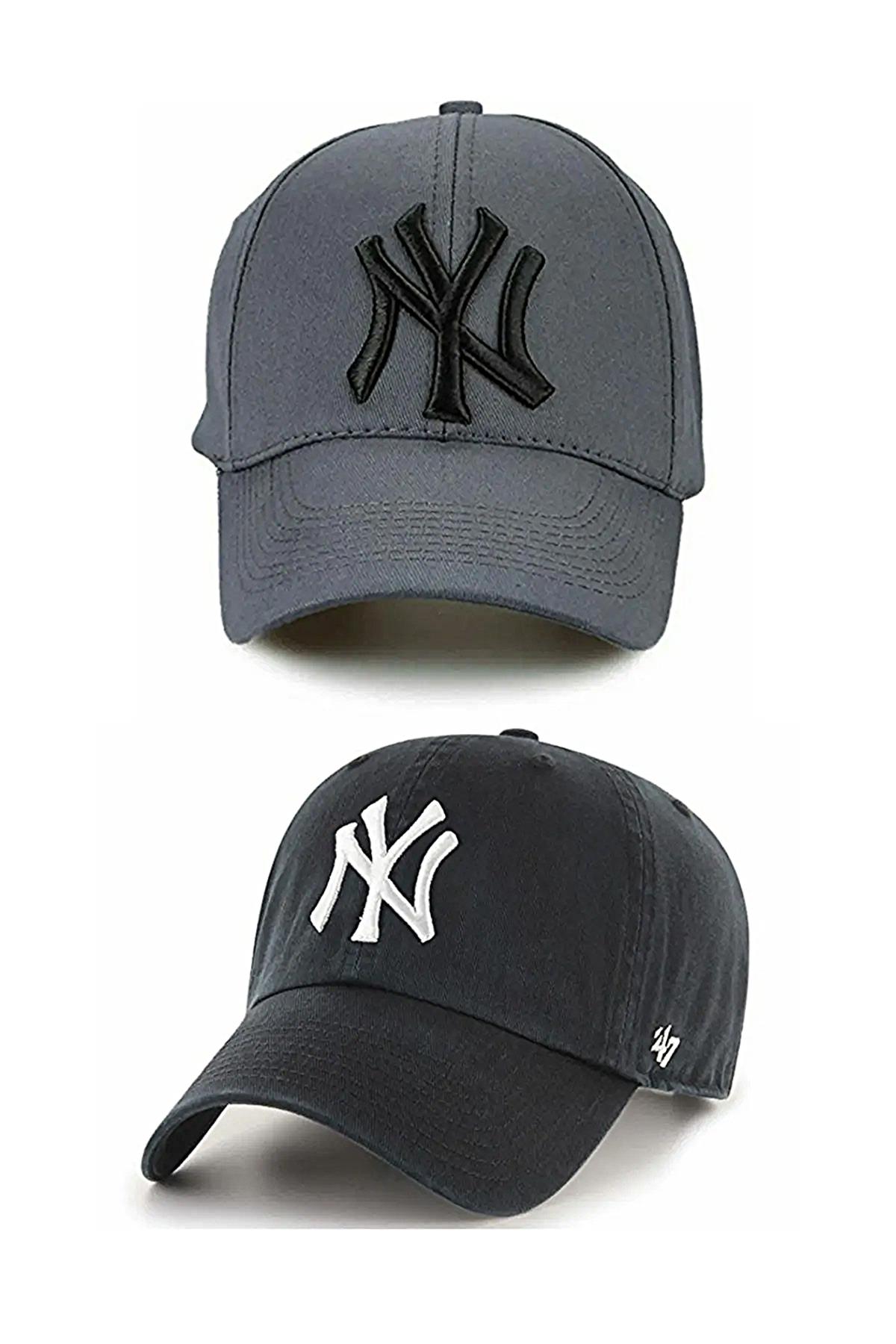 Unisex 2'li Beyzbol Ny New York Şapka