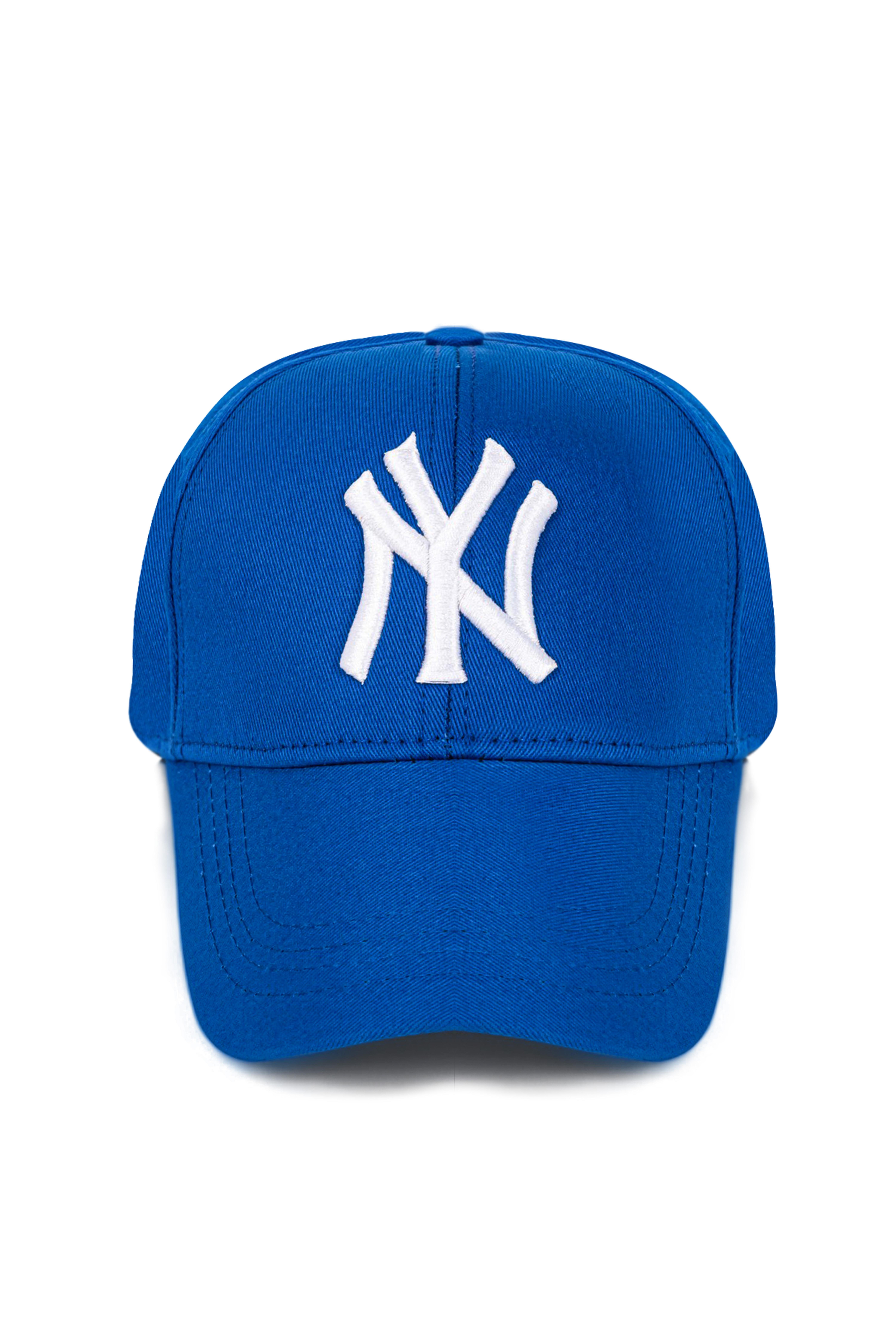 Unisex 2'li Set Lacivert ve Saxs Mavisi Ny New York Beyzbol Şapka