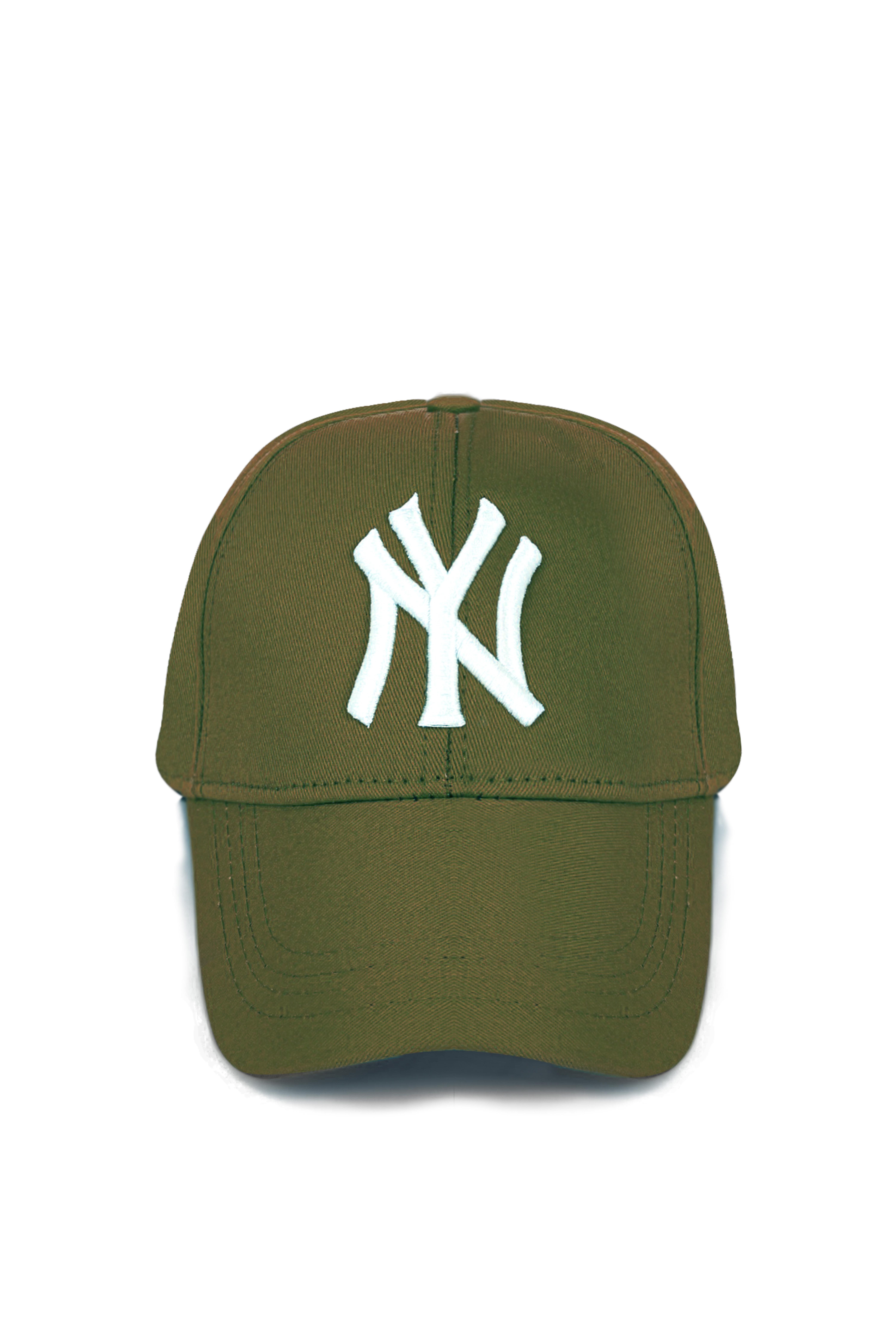 Unisex 2'li Set Siyah ve Haki Renk Ny New York Beyzbol Şapka