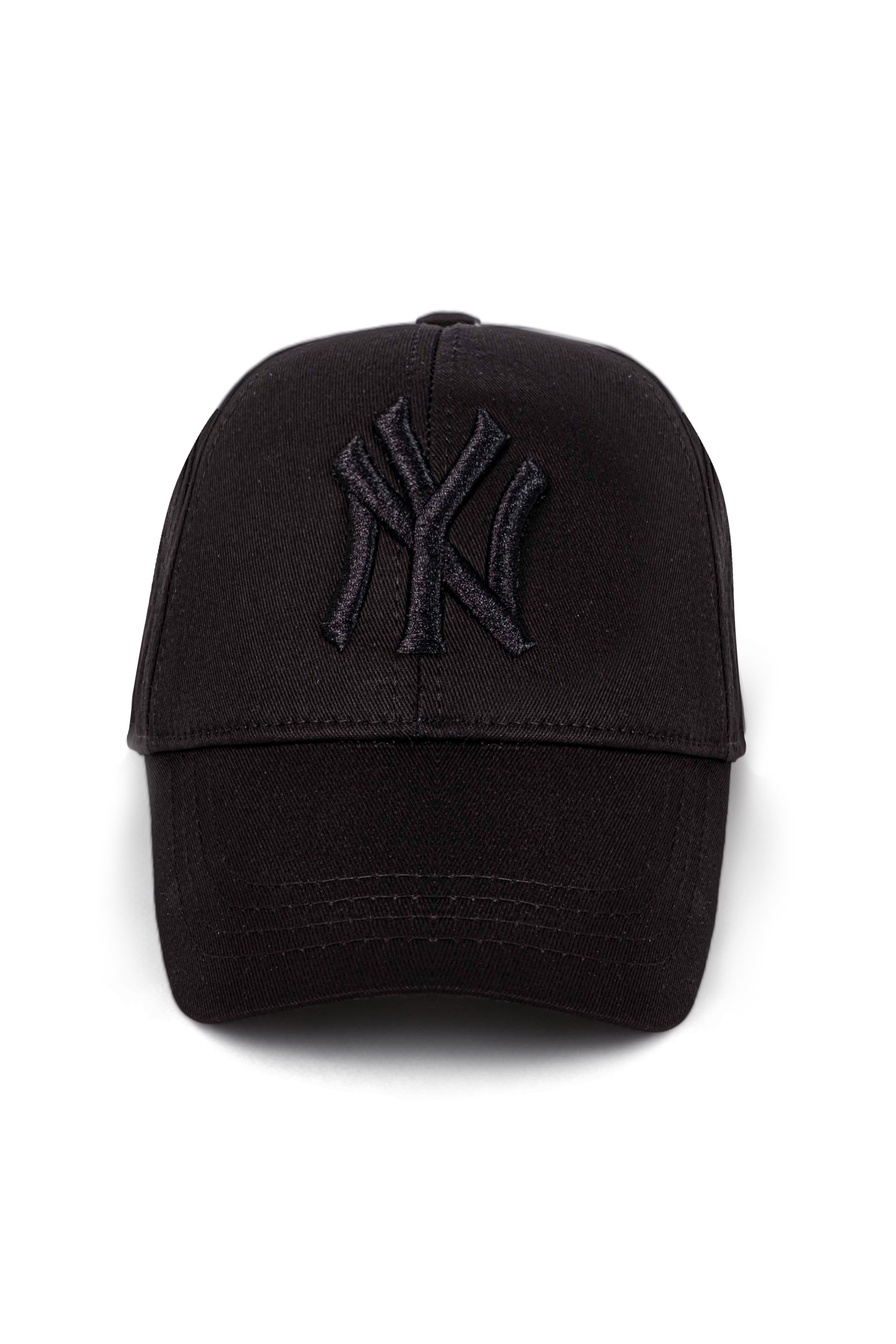Unisex 2'li Set Siyah ve Saxs Mavisi Ny New York Beyzbol Şapka