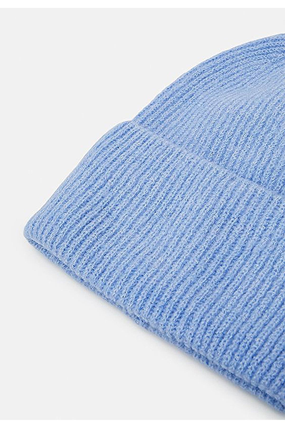 Unisex Fitilli Yumuşak Basic Bere