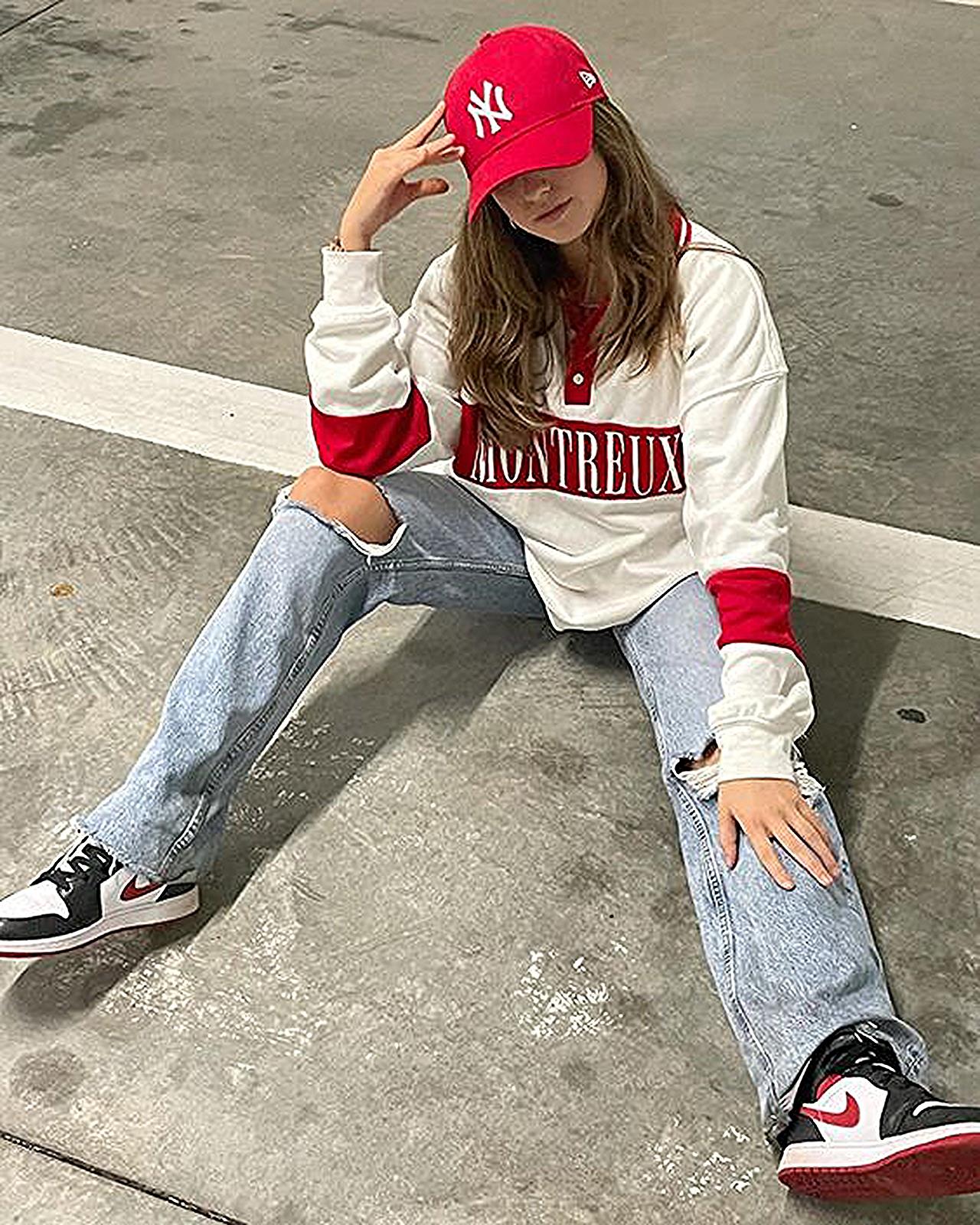 Unisex Kırmızı Renk Beyaz  Logo Beyzbol Ny New York Şapka