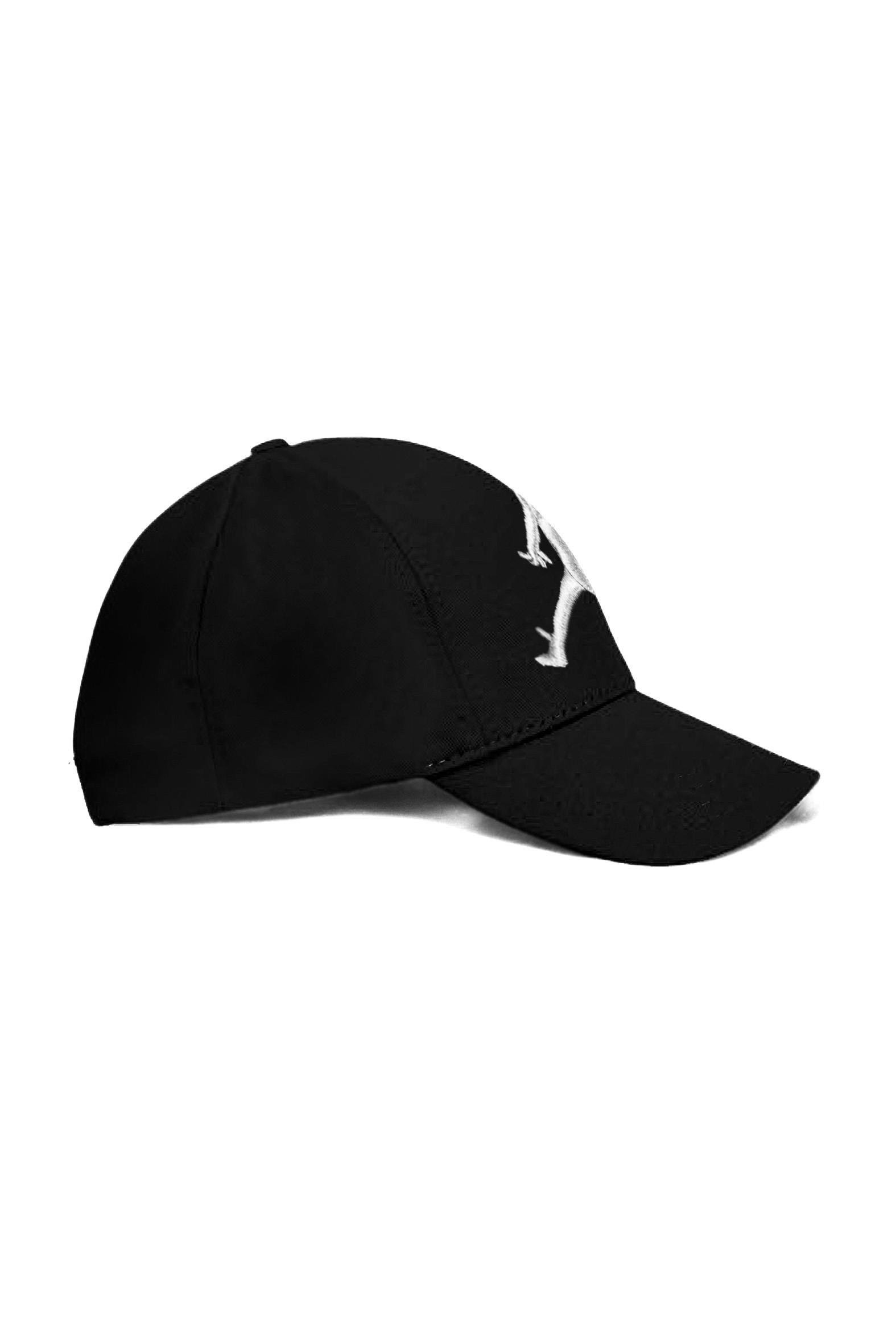 Unisex Siyah Renk Beyaz Logo Beyzbol Jordan Şapka