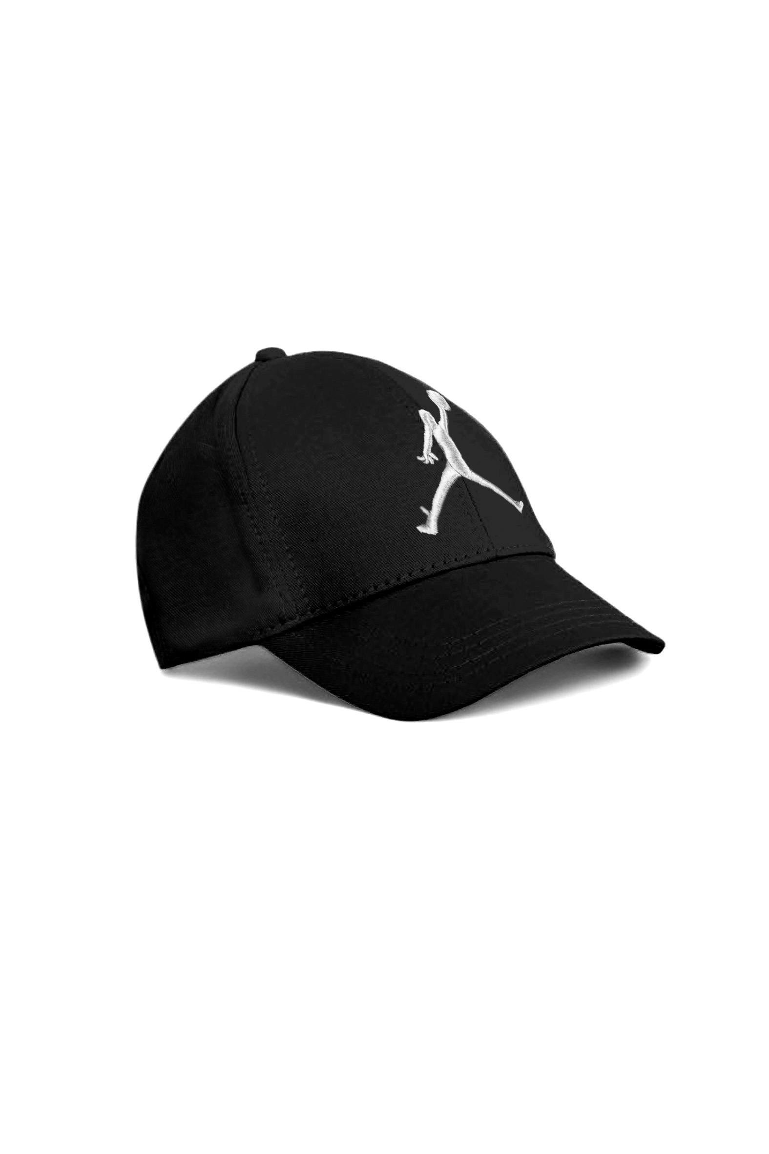 Unisex Siyah Renk Beyaz Logo Beyzbol Jordan Şapka