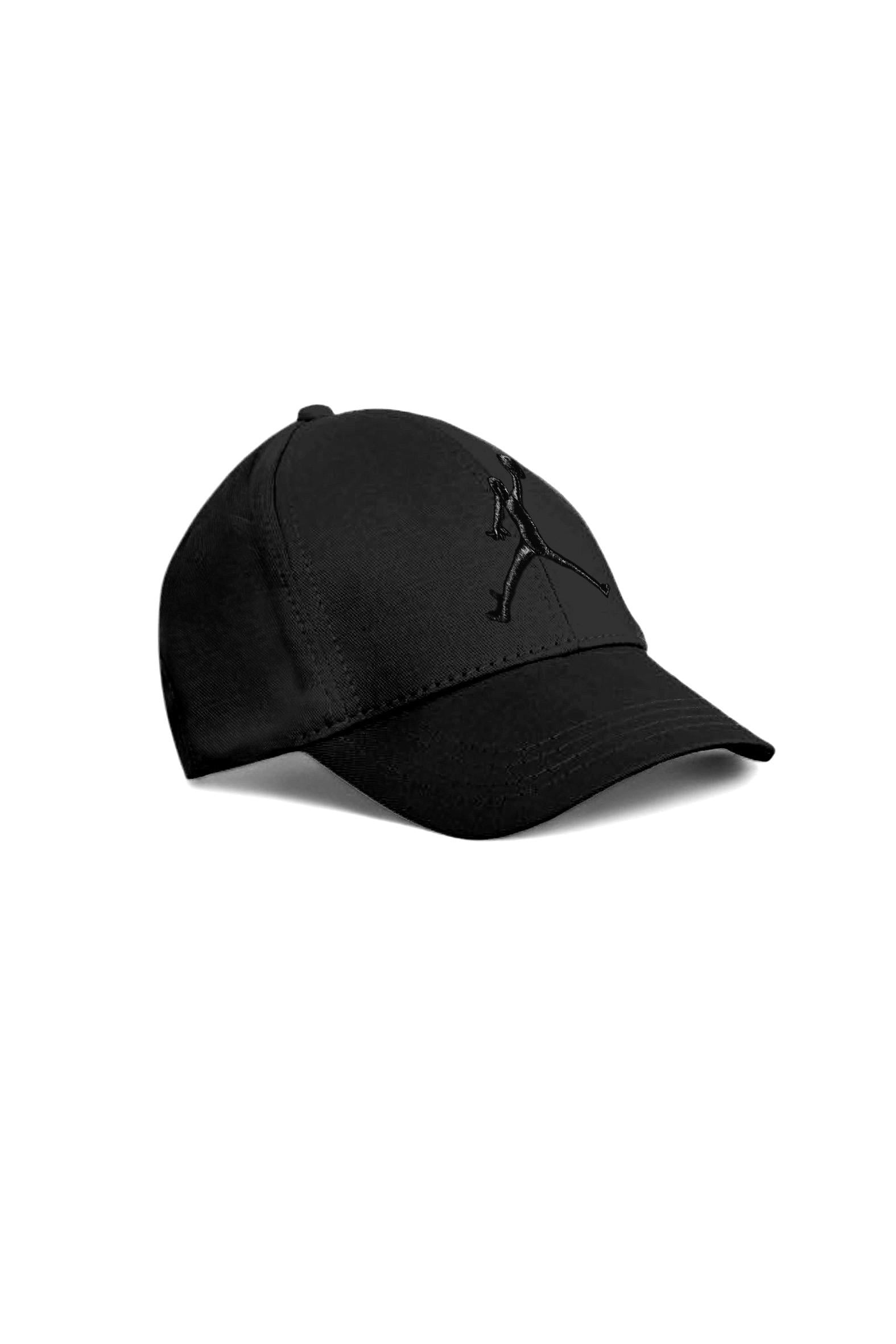 Unisex Siyah Renk Siyah Logo Beyzbol Jordan Şapka