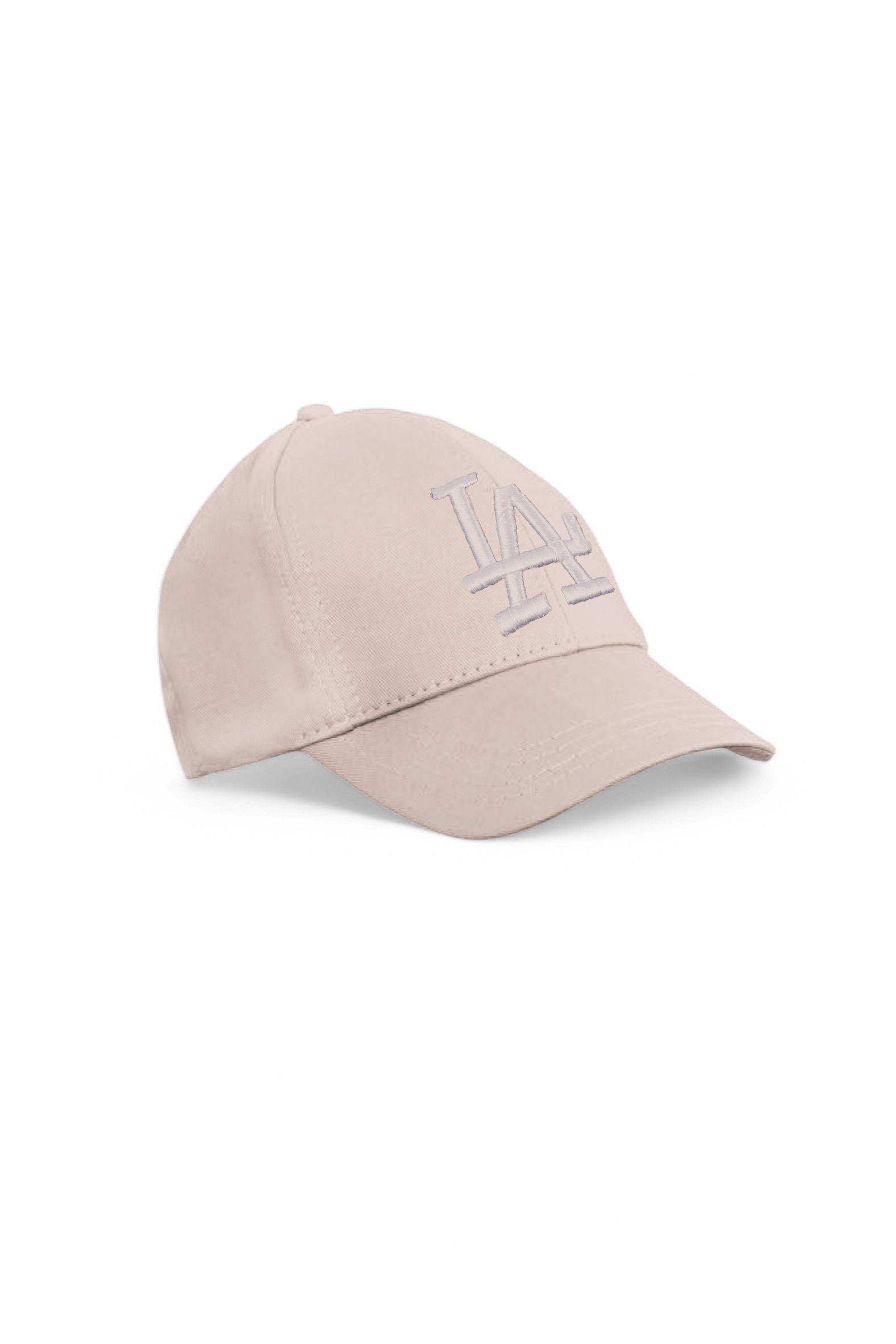 Unisex Taş Renk Taş Logo Beyzbol LA Şapka