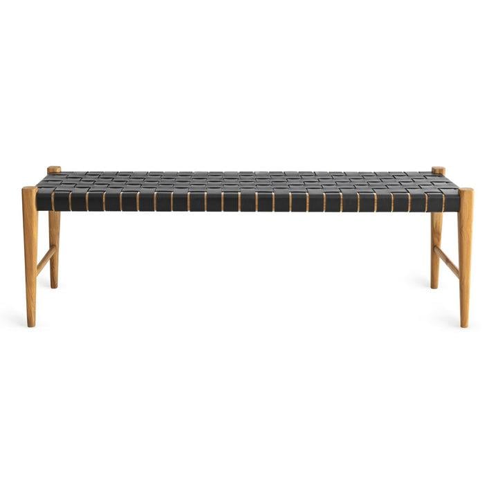 NAPOLYON GERÇEK DERİ KENT BENCH, SİYAH