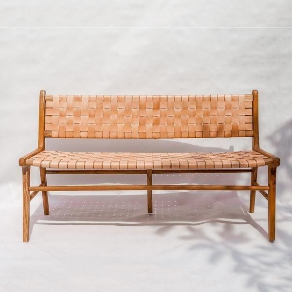 Napolyon Mango Deri Bench