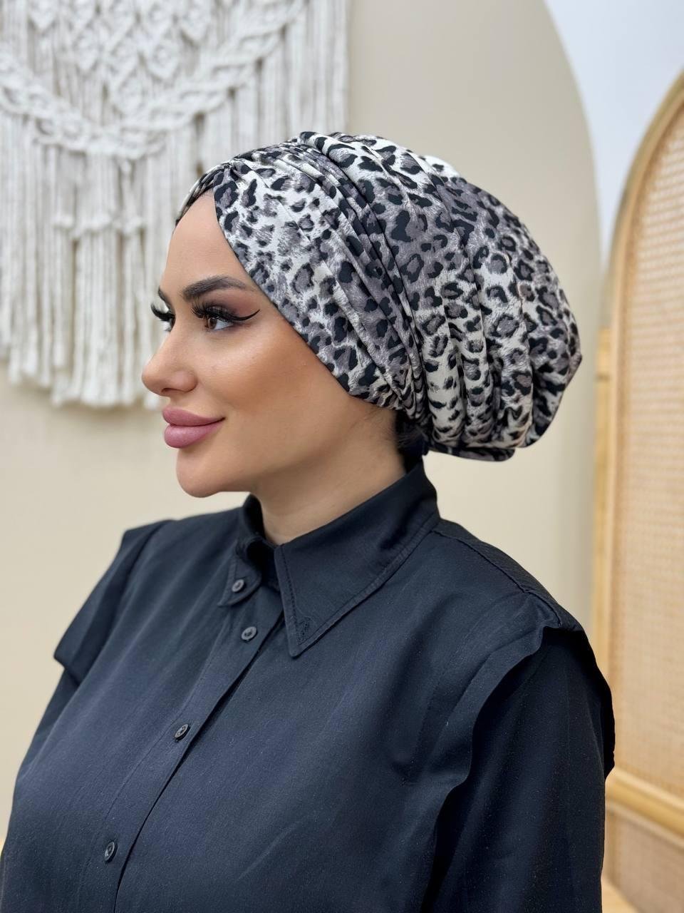 DRAPE BONE DESENLİ