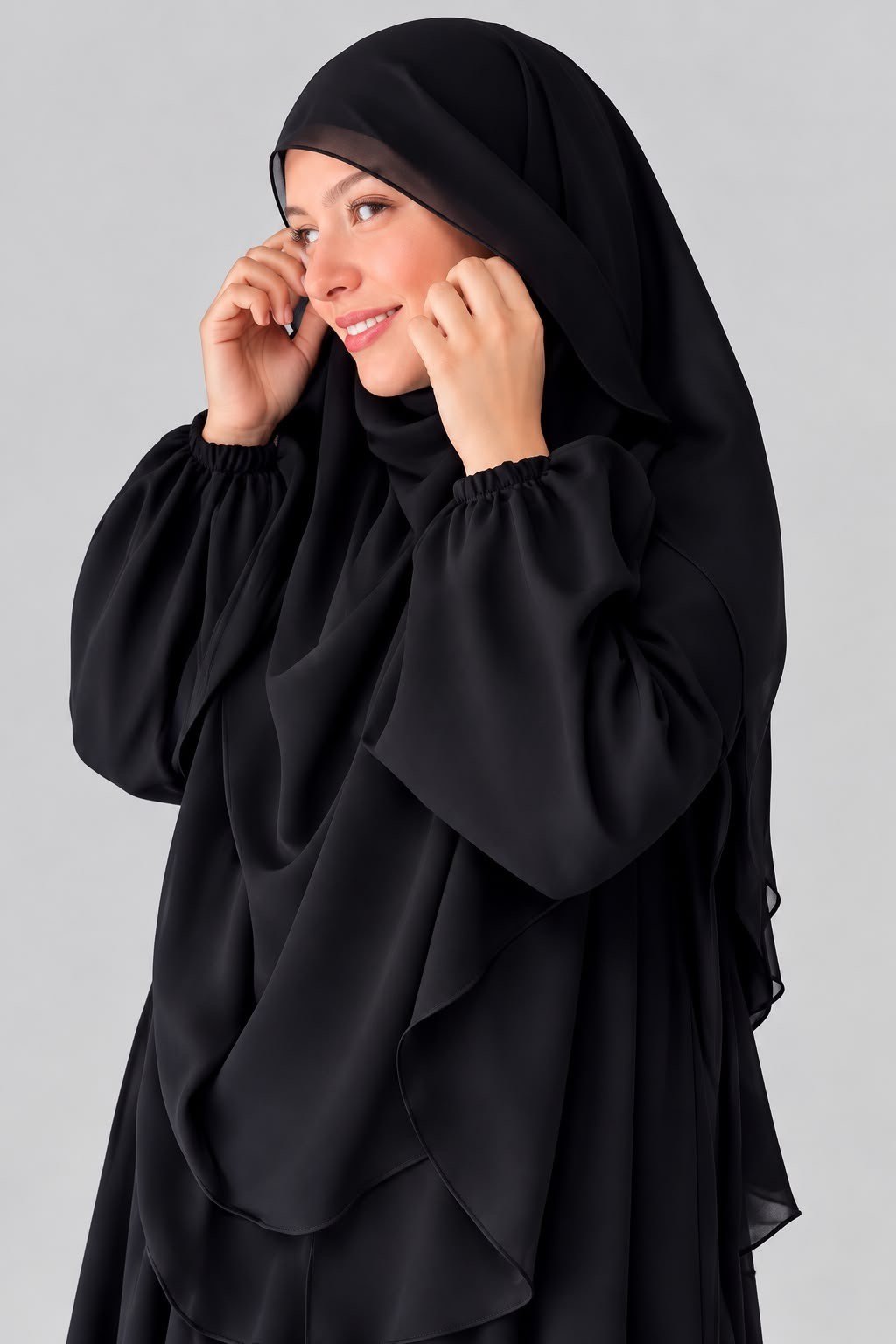 SUFLE GÖLGELİ OVAL SİYAH