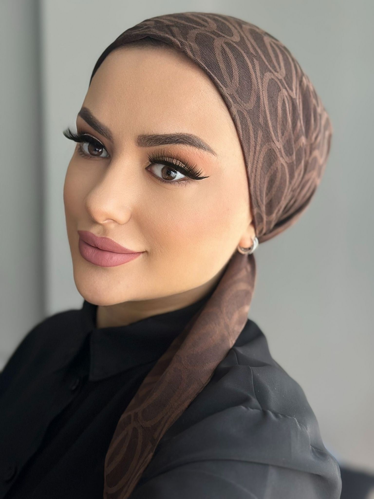 TREND ŞAL İMANNOR ( dama desen NAİA KUMAŞ  ) 