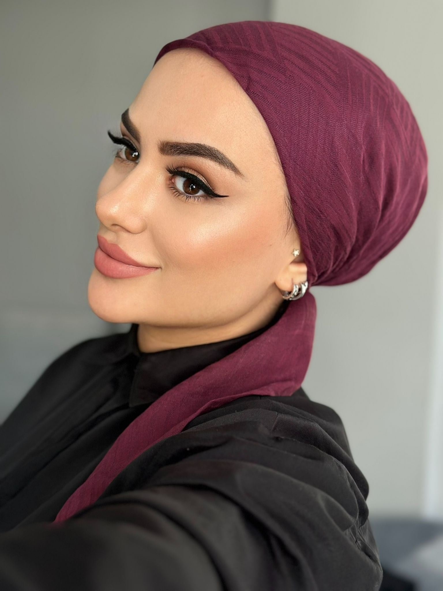 TREND ŞAL İMANNOR ( kare desen NAİA KUMAŞ  ) 
