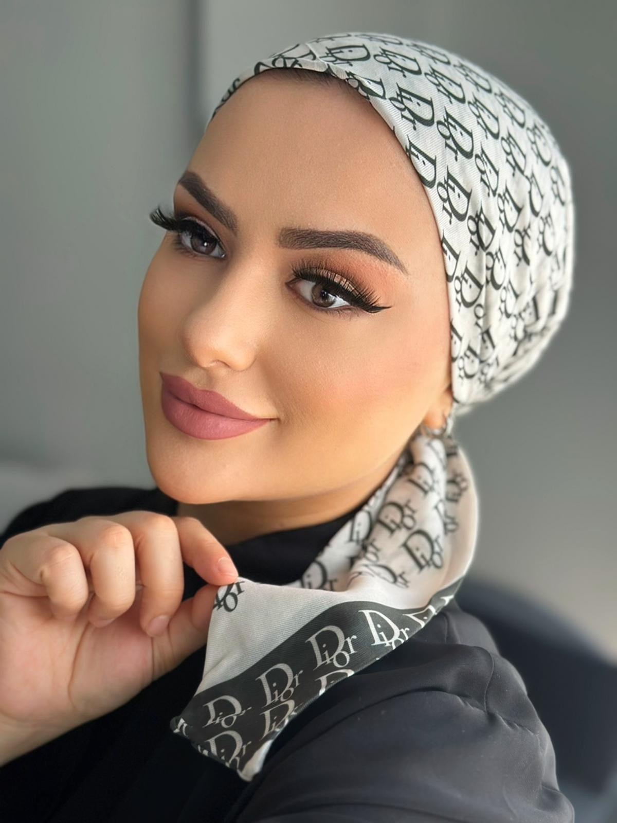 TREND ŞAL YENİ SEZON DİOR HAKİ (soft ipek )