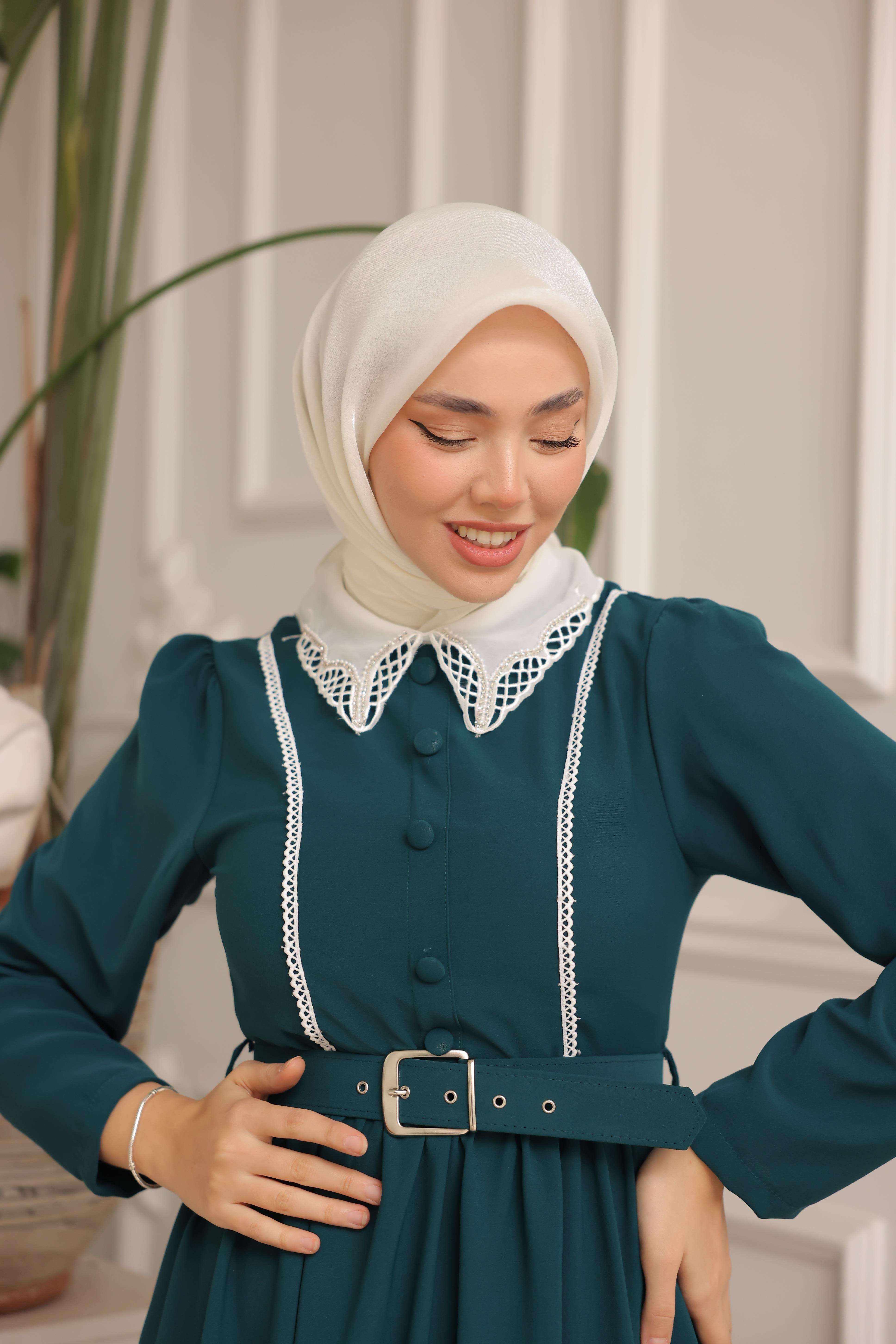 ABİYE EŞARP KIRIK BEYAZ