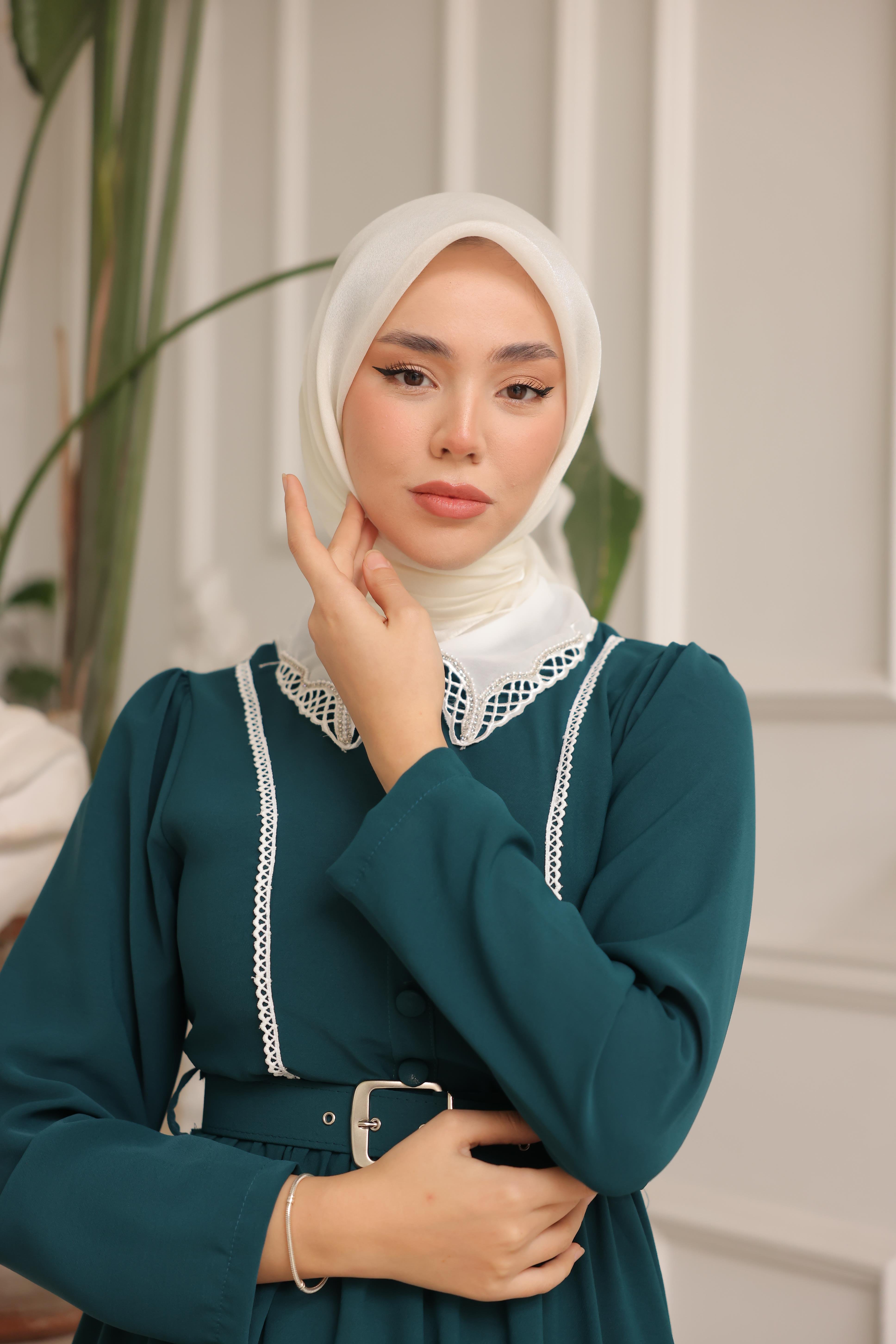 ABİYE EŞARP KIRIK BEYAZ