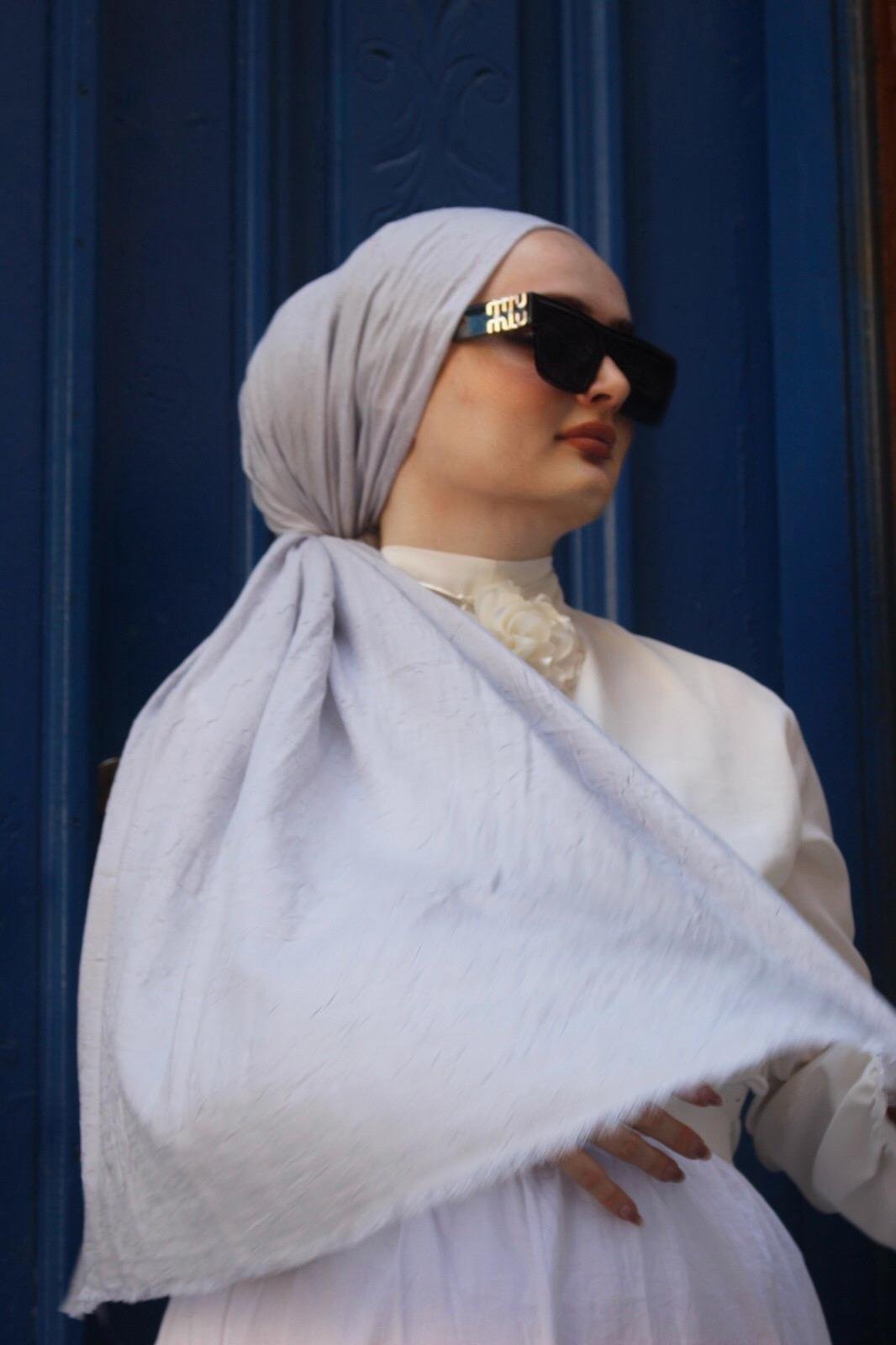 BAMBU KRAŞ ŞAL GÜMÜŞ GRİ