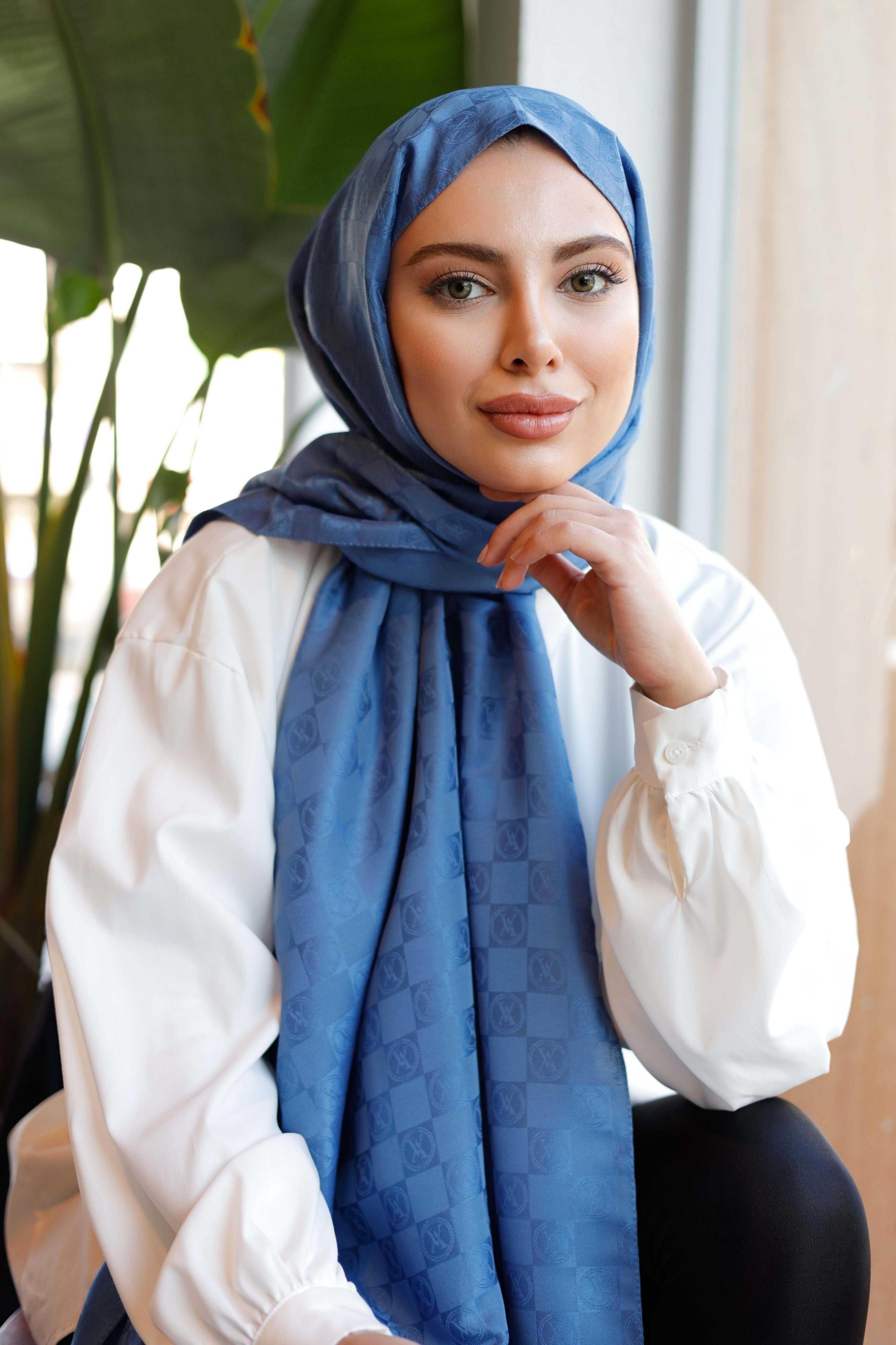 DAMA DESEN GECE MAVİ