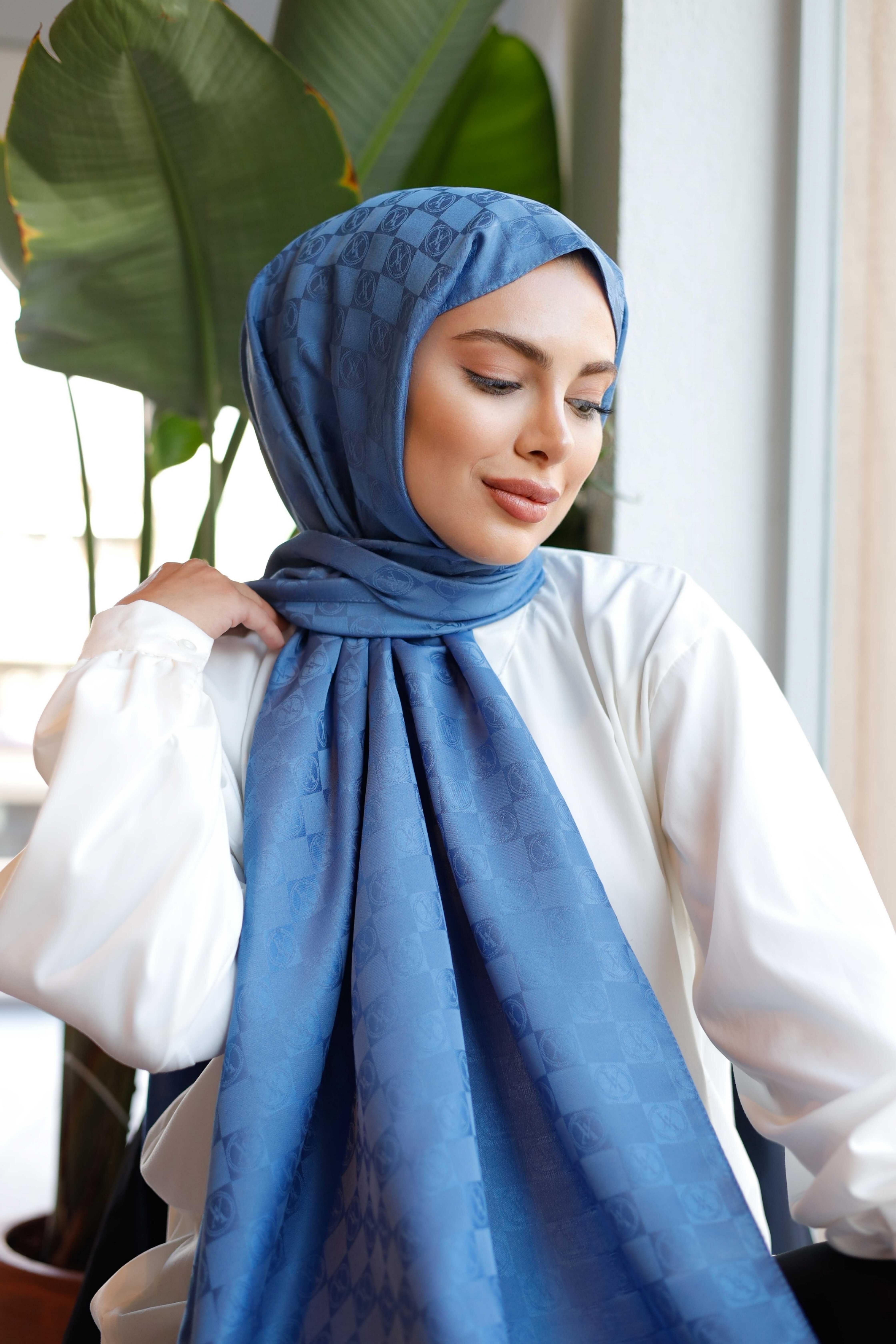 DAMA DESEN GECE MAVİ