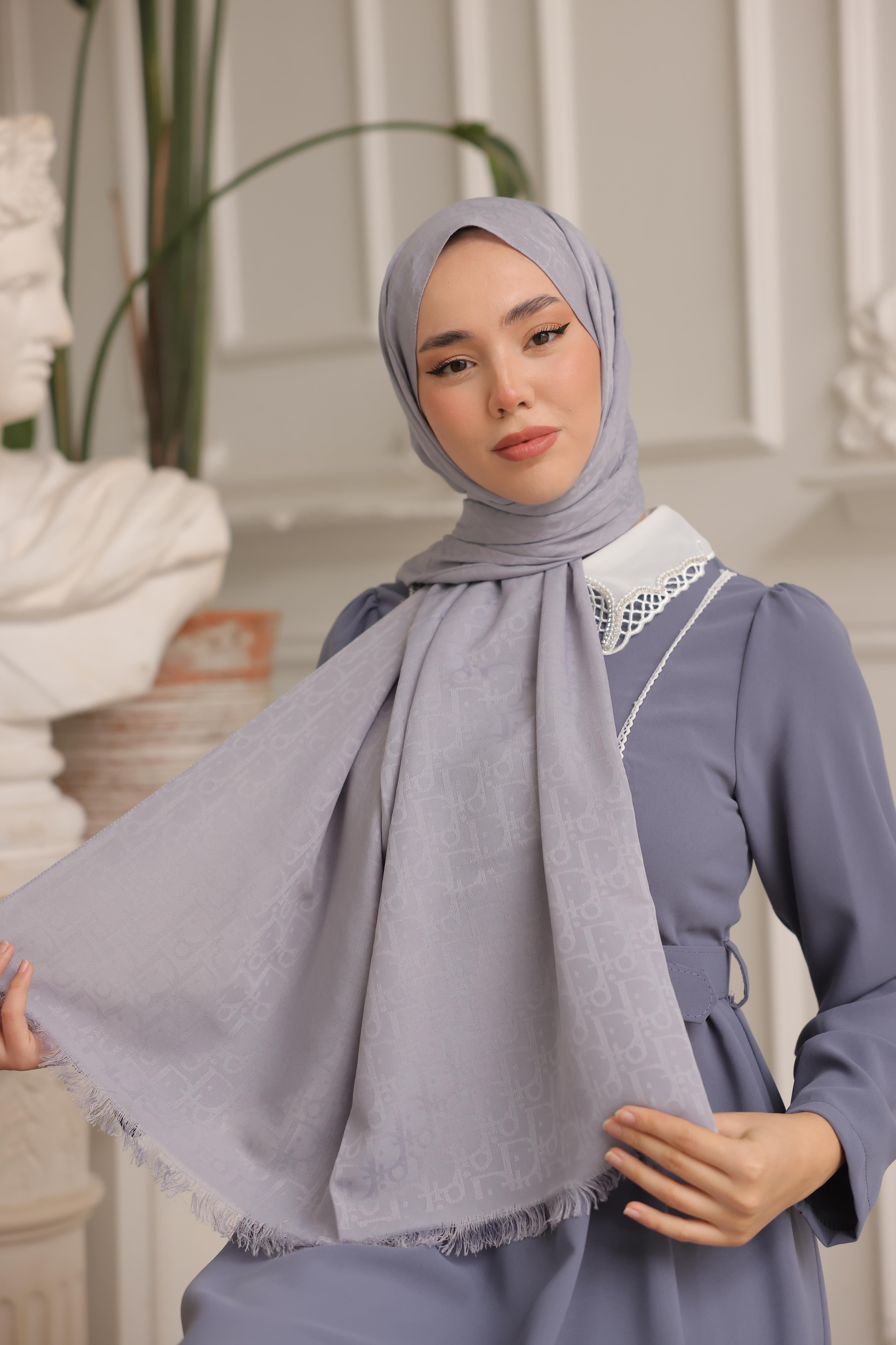 DİOR DESEN GÜMÜŞ GRİ