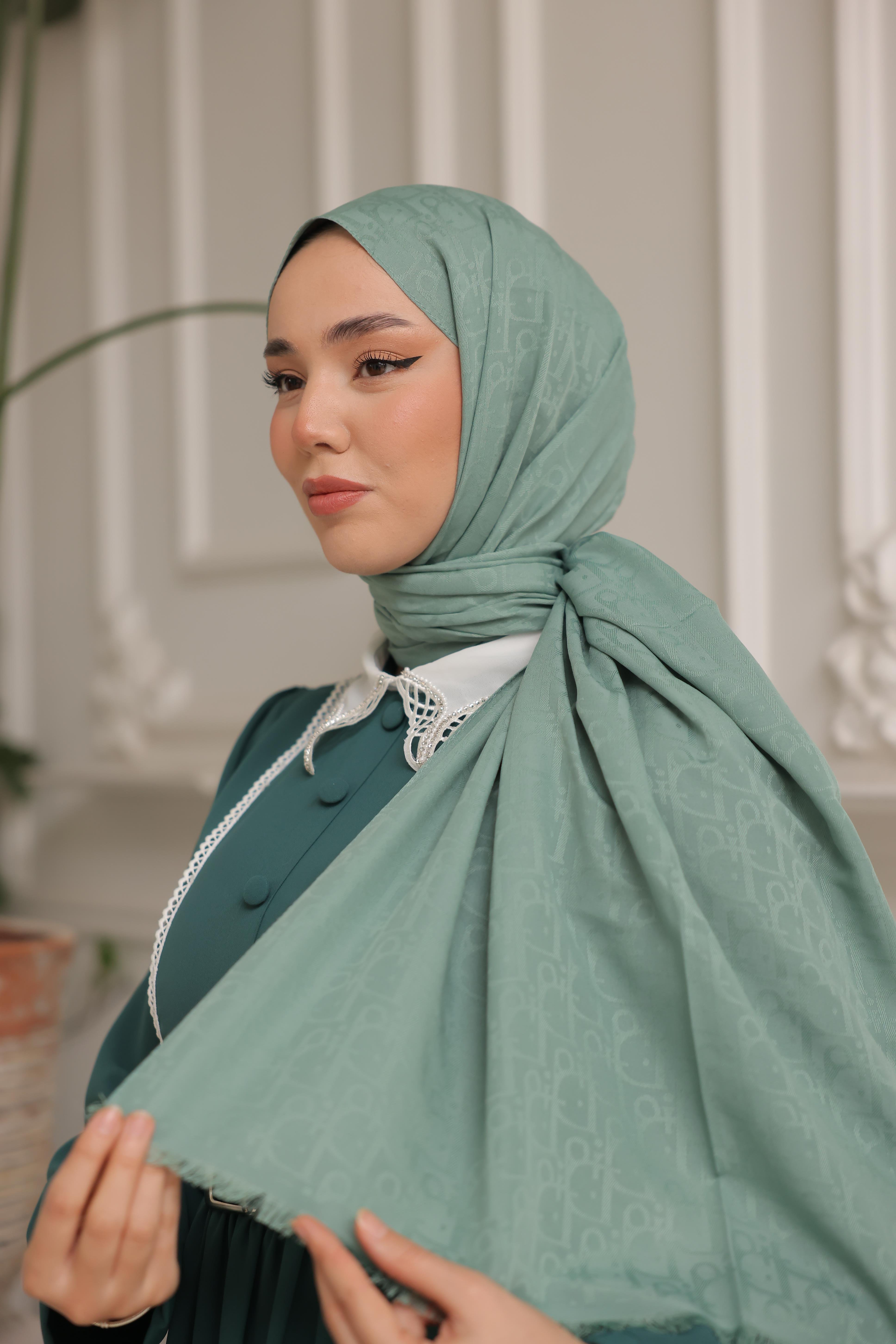 DİOR DESEN SU YEŞİLİ
