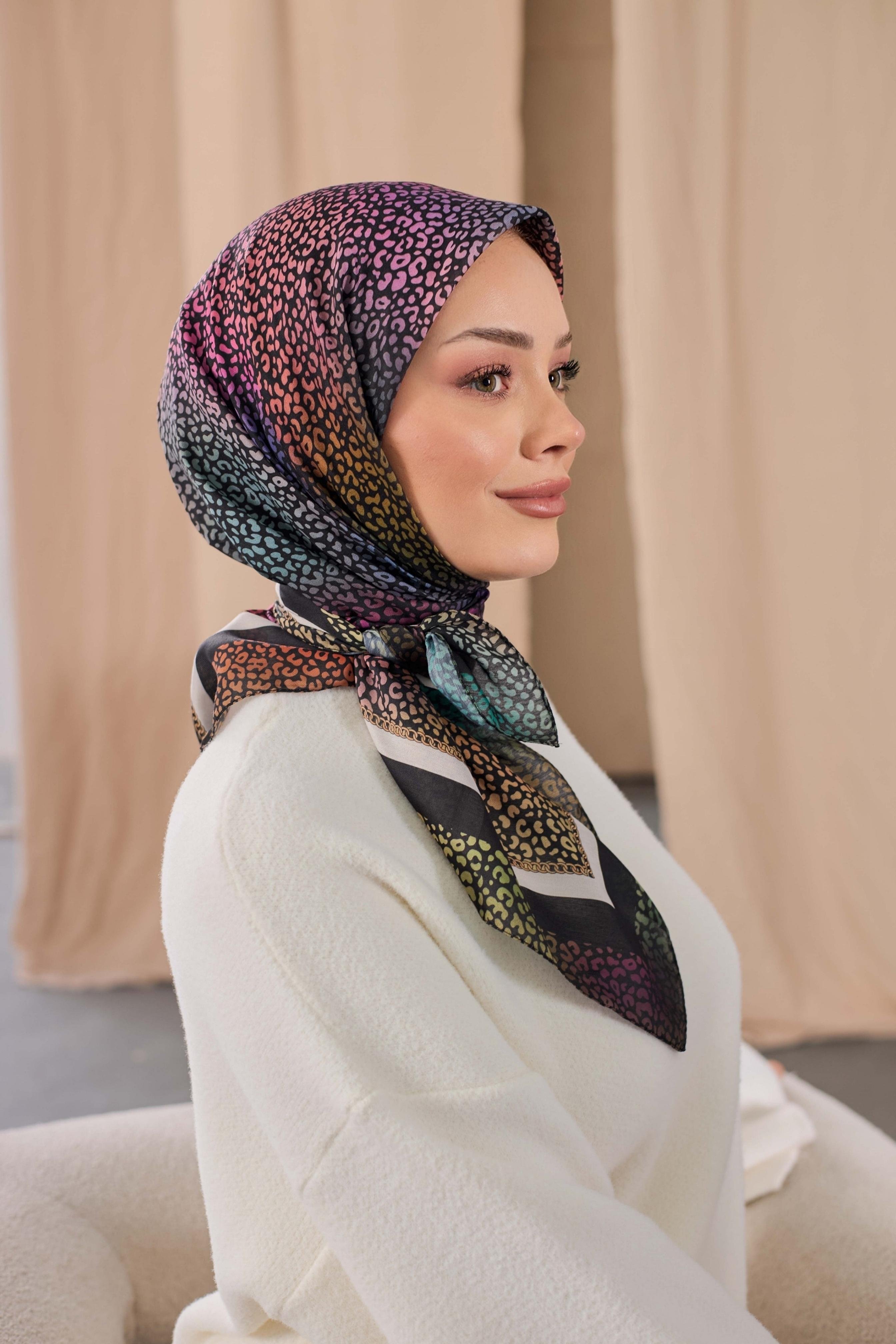 LEOPAR DESEN SOFT EŞARP 01