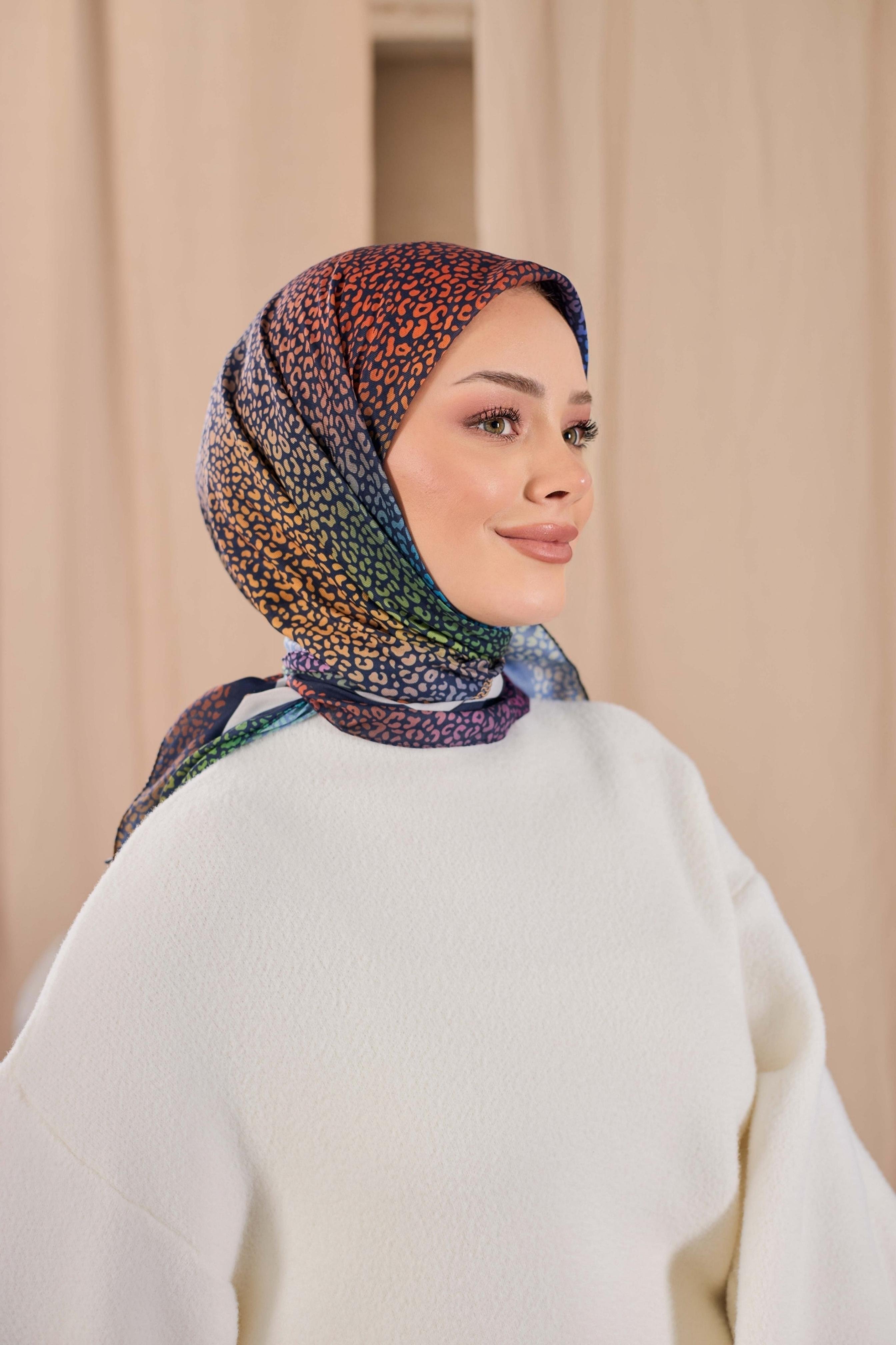 LEOPAR DESEN SOFT EŞARP 05