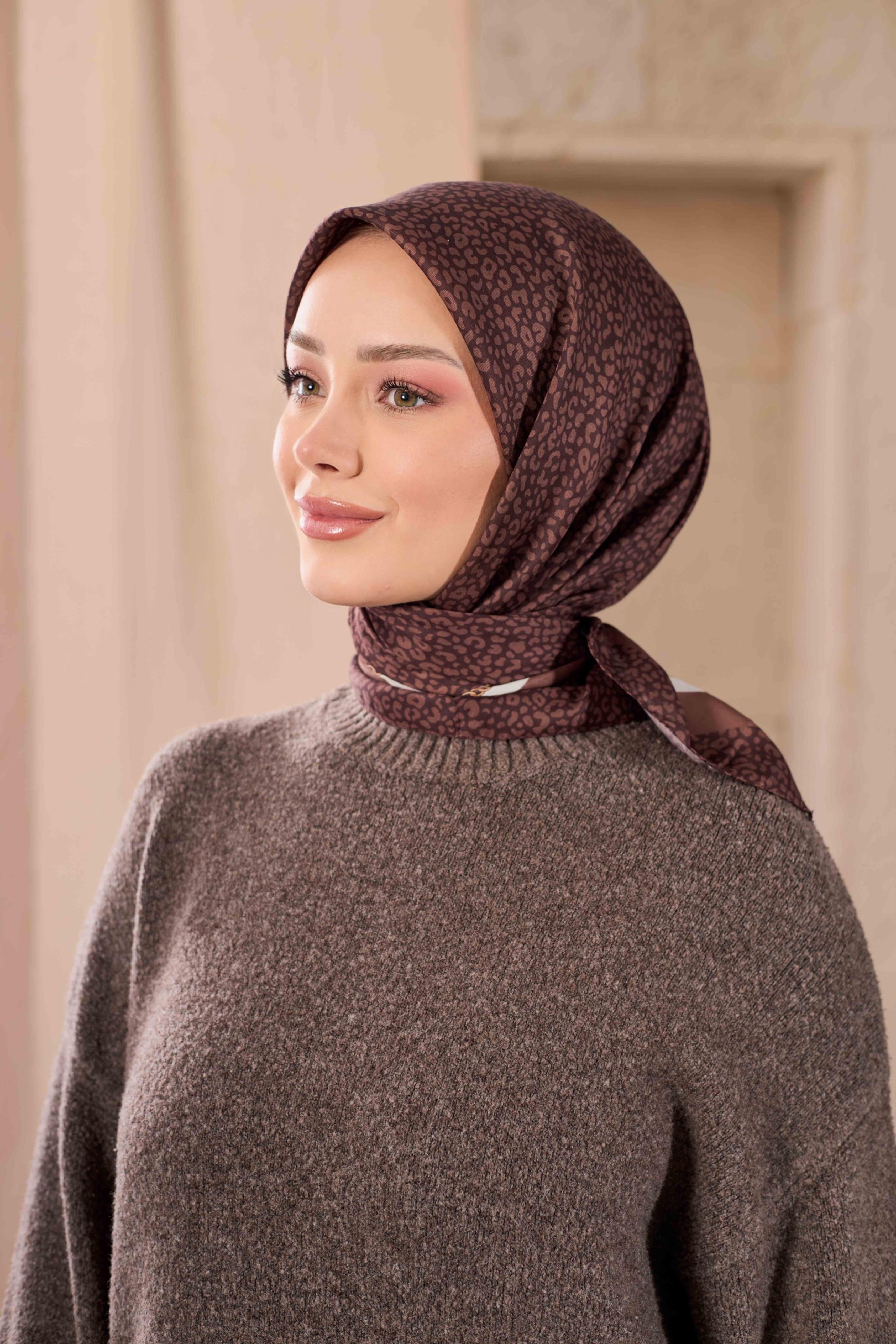 LEOPAR DESEN SOFT EŞARP 07
