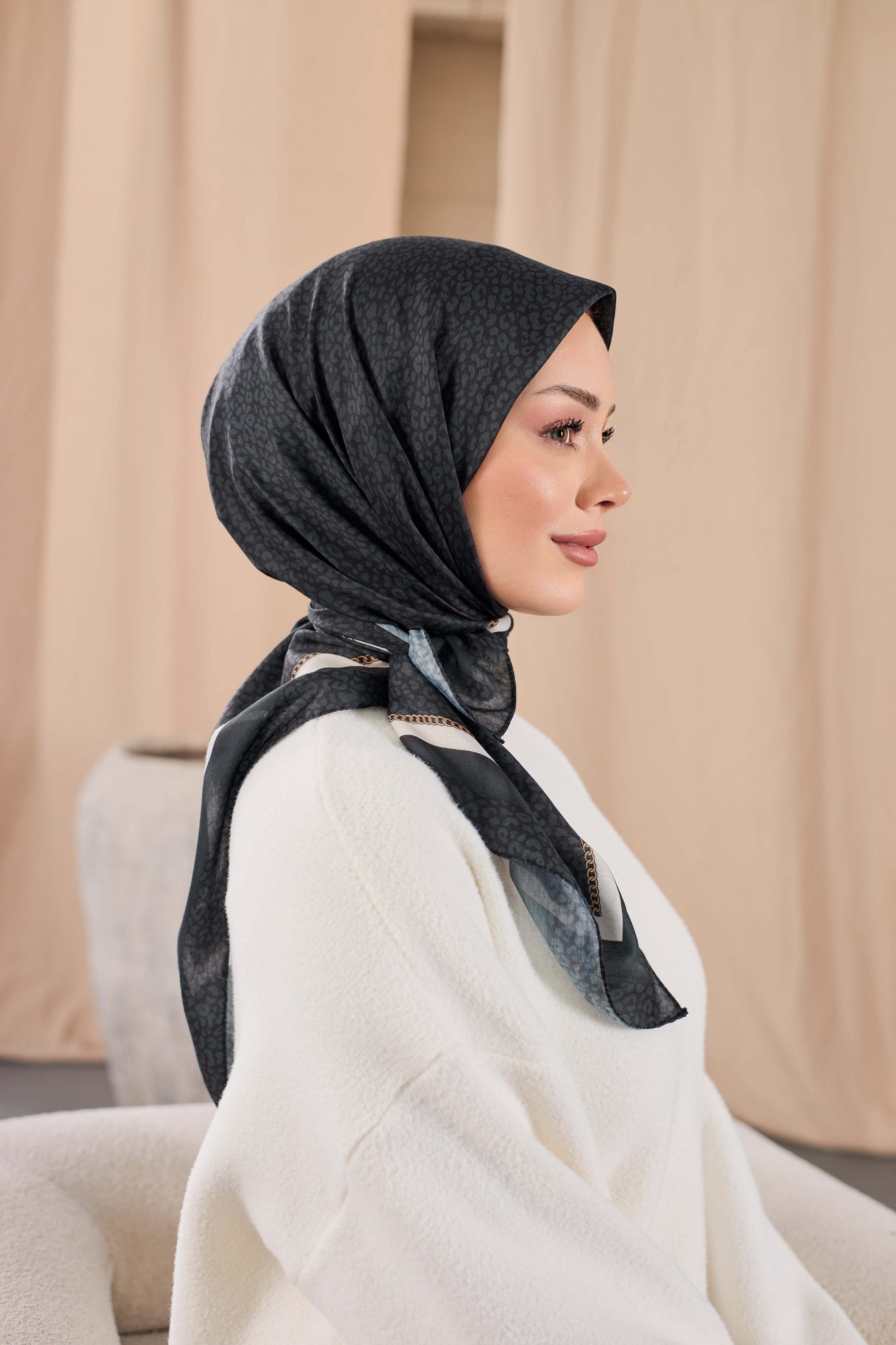 LEOPAR DESEN SOFT EŞARP 08