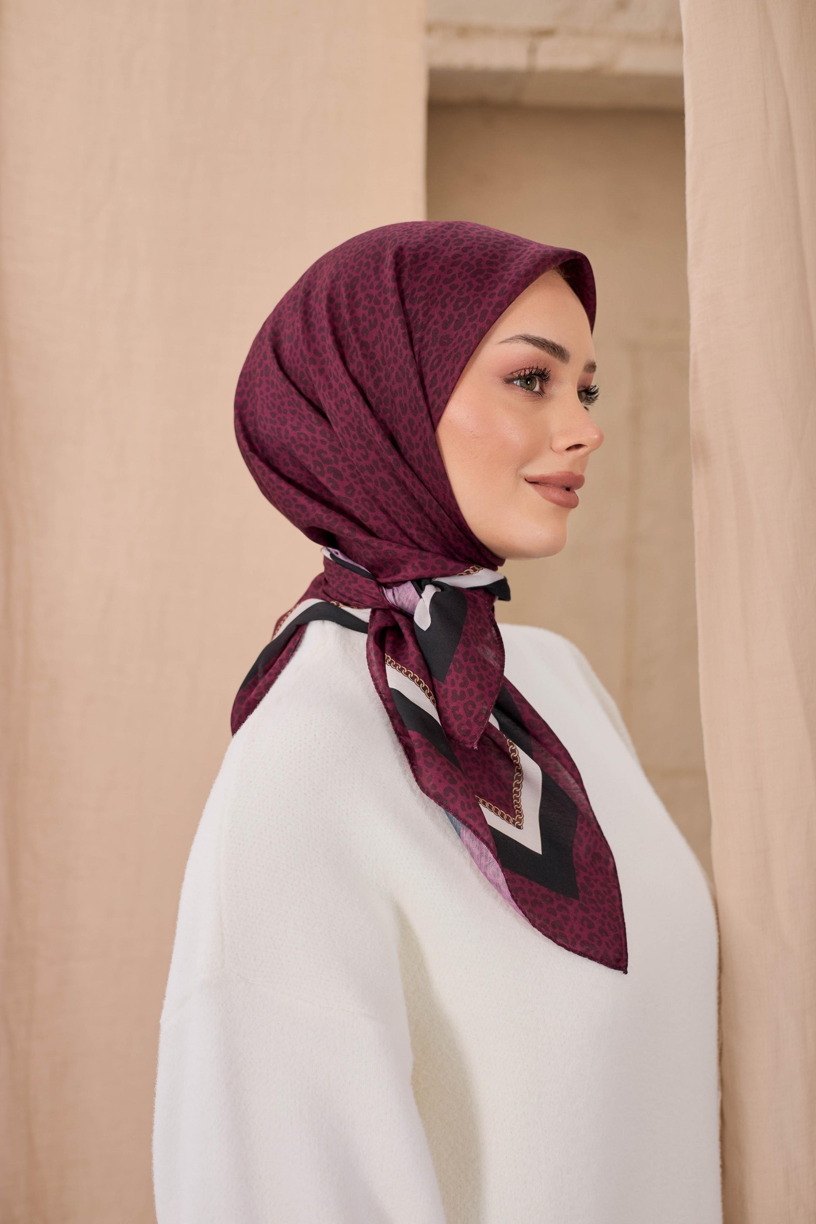 LEOPAR DESEN SOFT EŞARP 09
