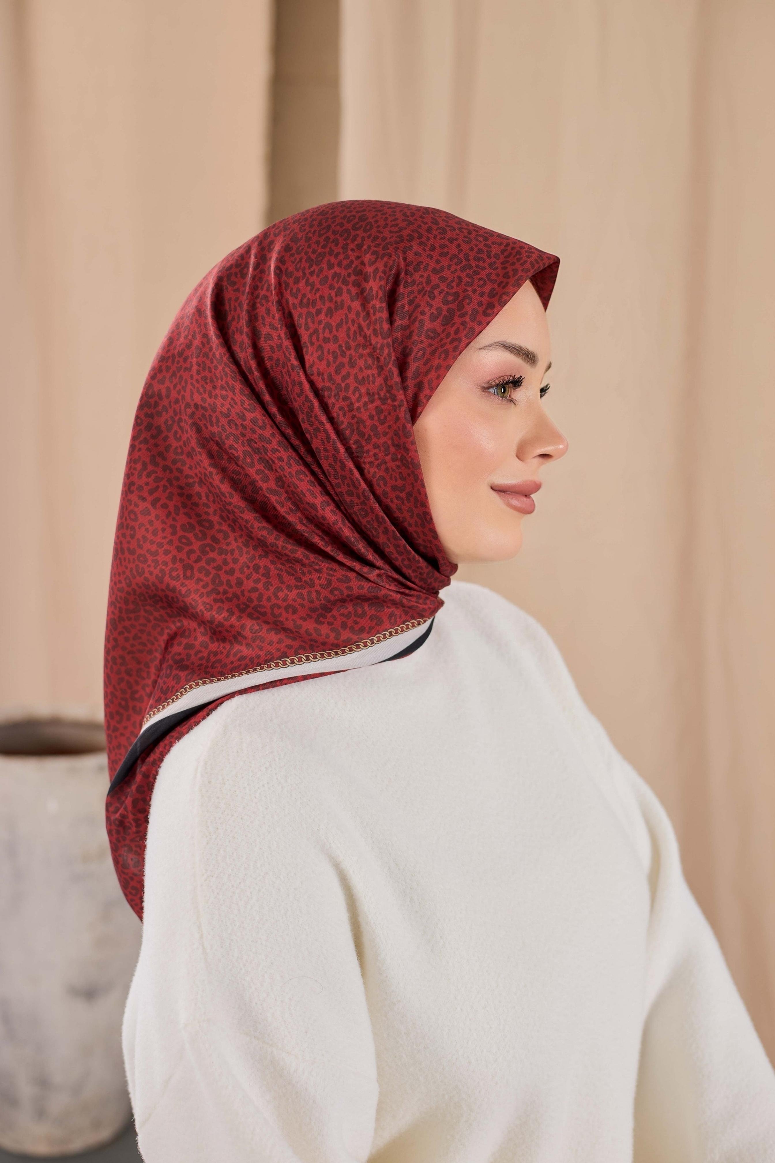 LEOPAR DESEN SOFT EŞARP 12