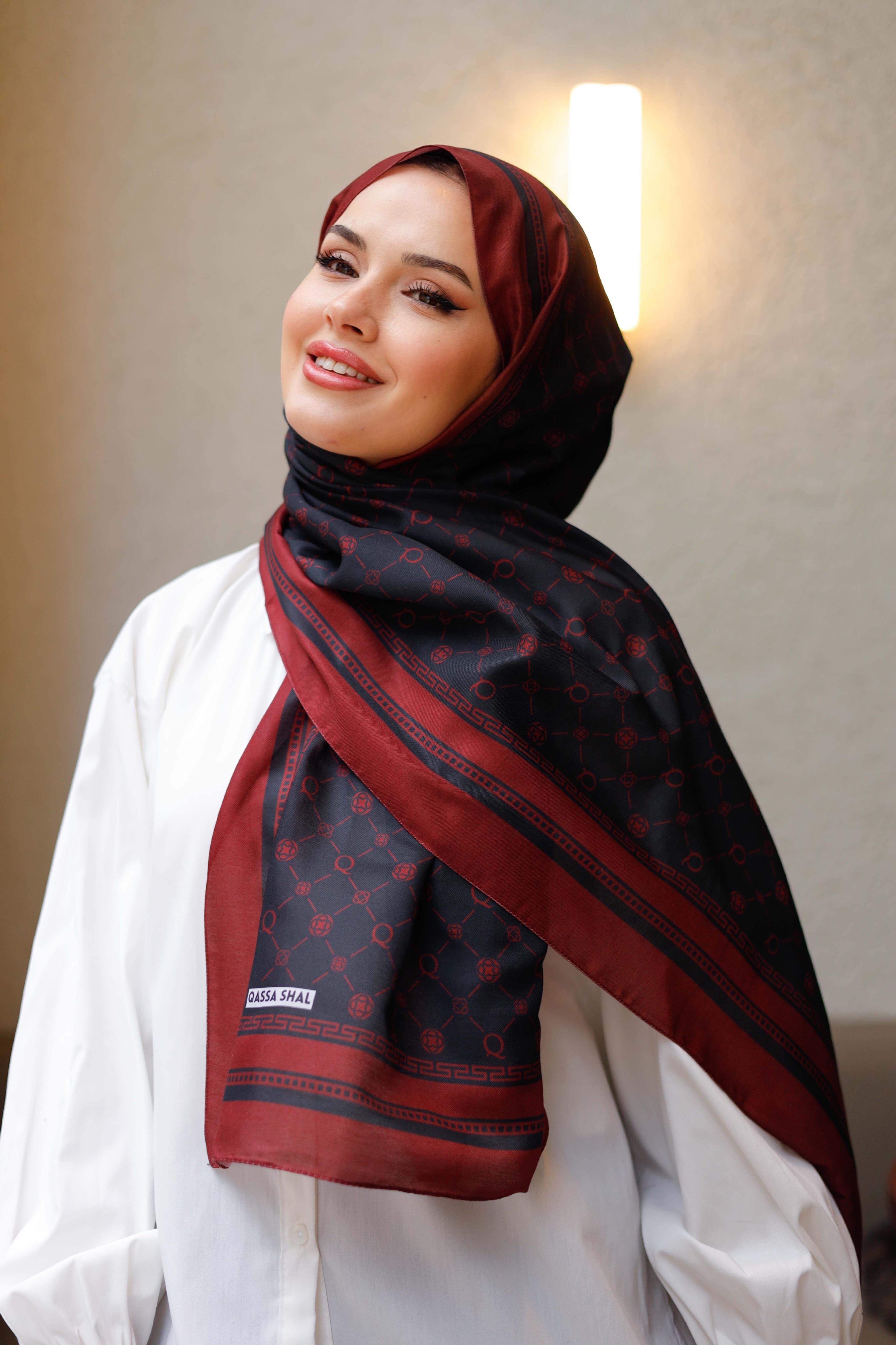 Q DESEN BORDO/SİYAH