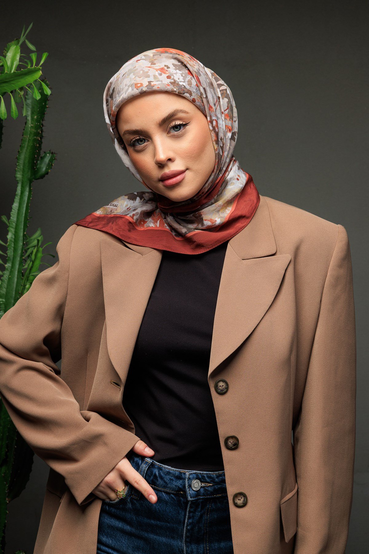ROSİNE MODAL İPEK EŞARP 01