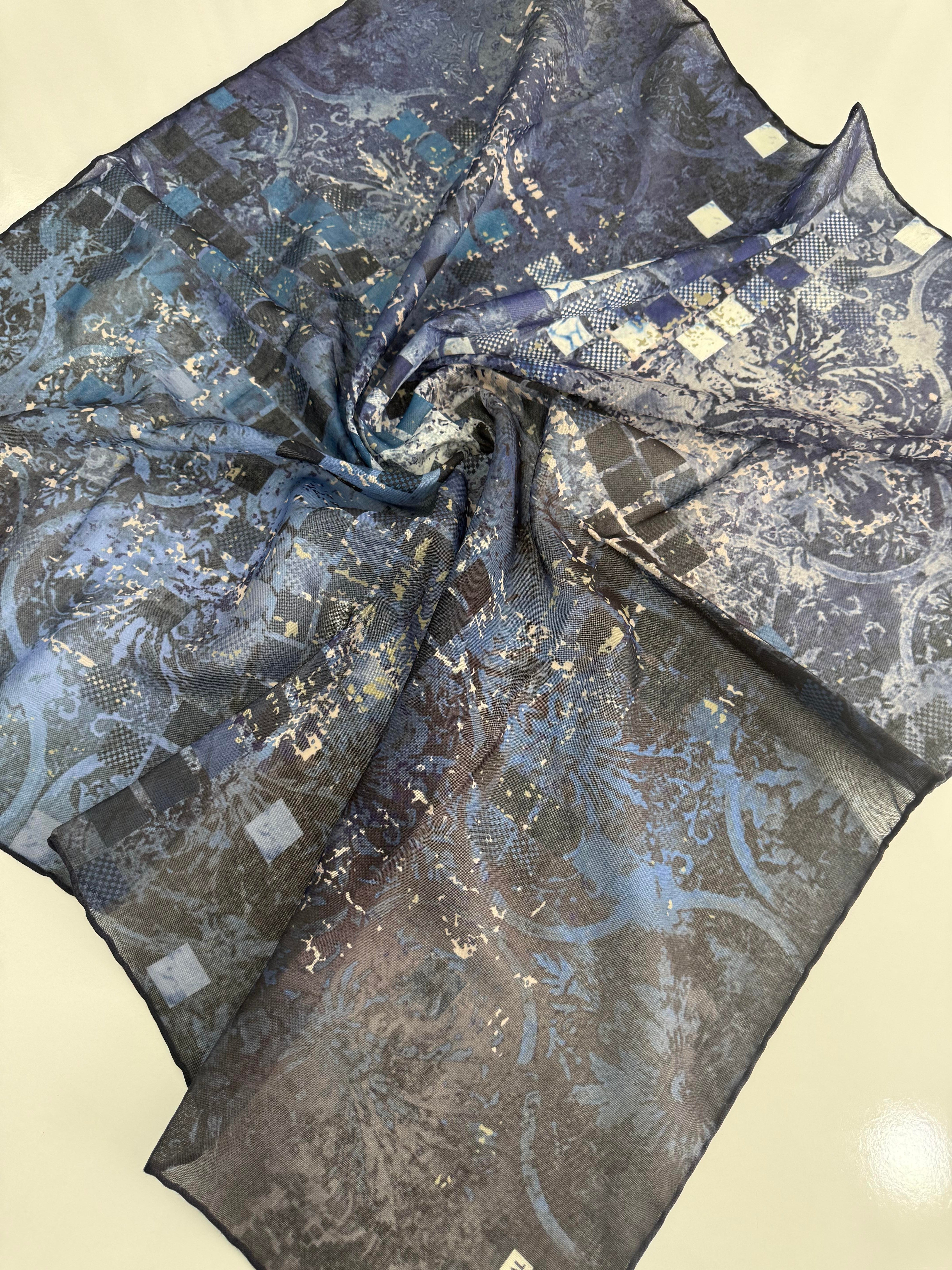 SOFT PAMUKLU EŞARP SAKS