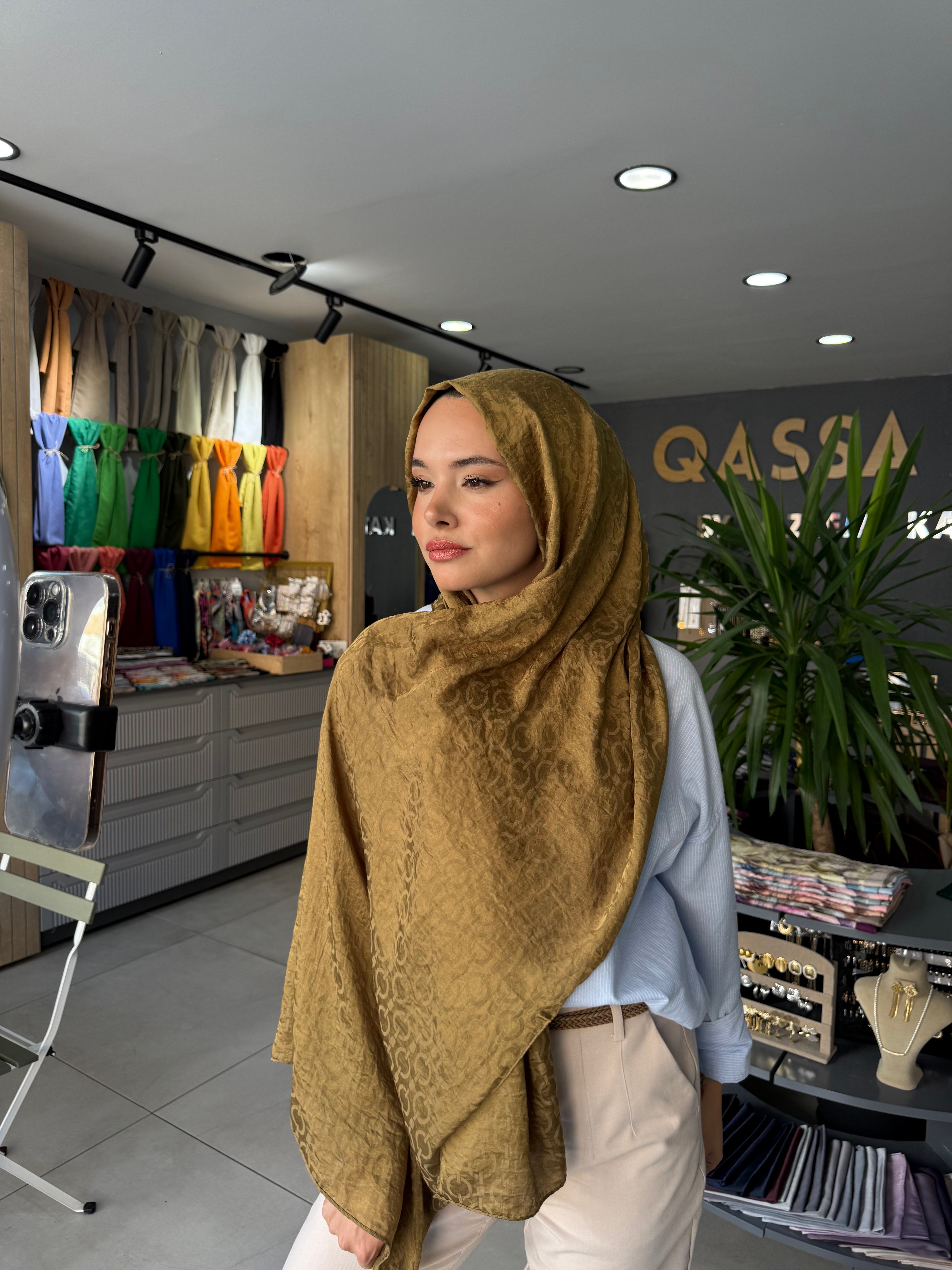 ZİNCİR DESEN ASKERİ HAKİ ŞAL