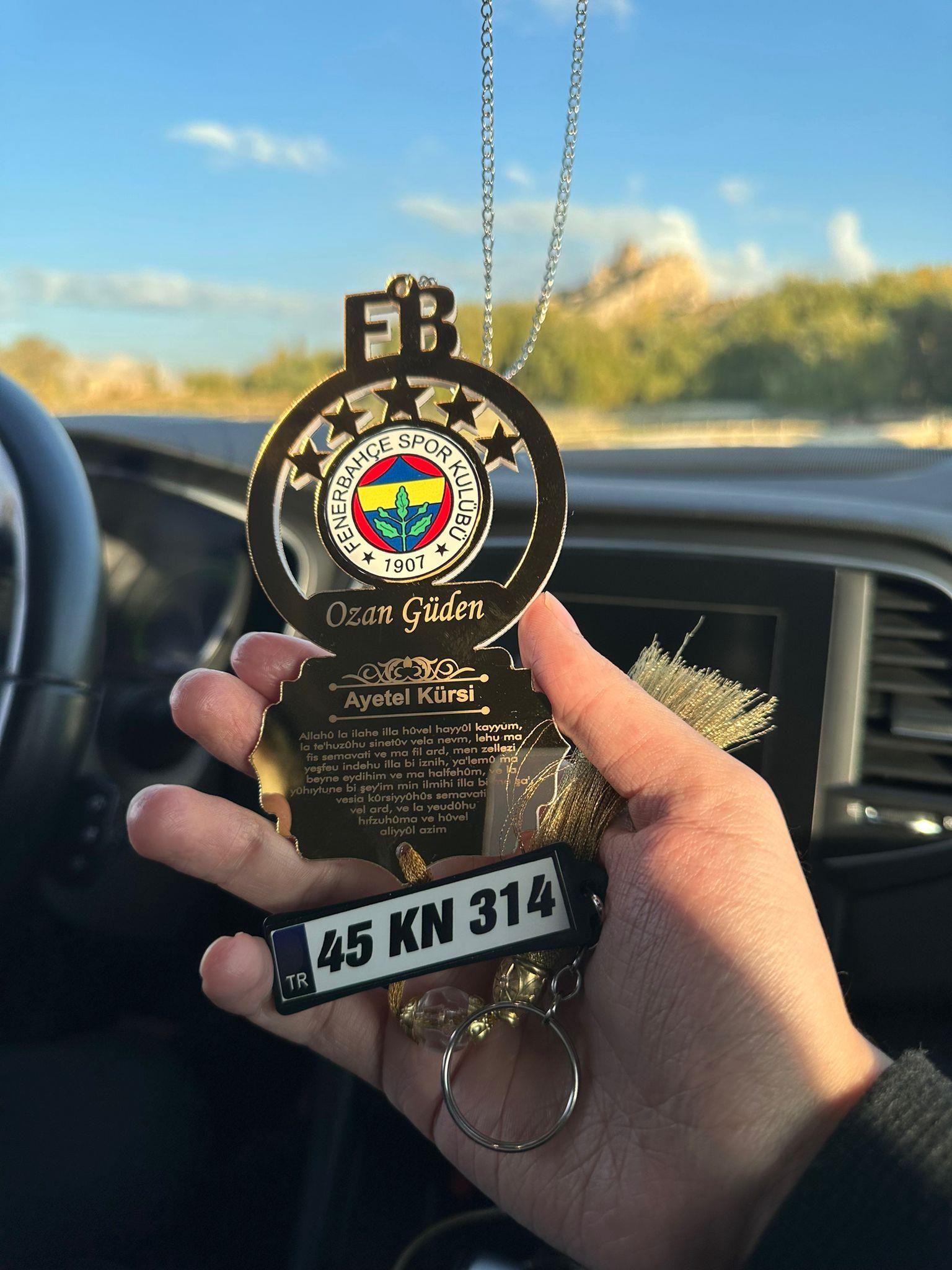 Kişiye Özel Araç Dikiz Aynası Süsü Taraftar Model