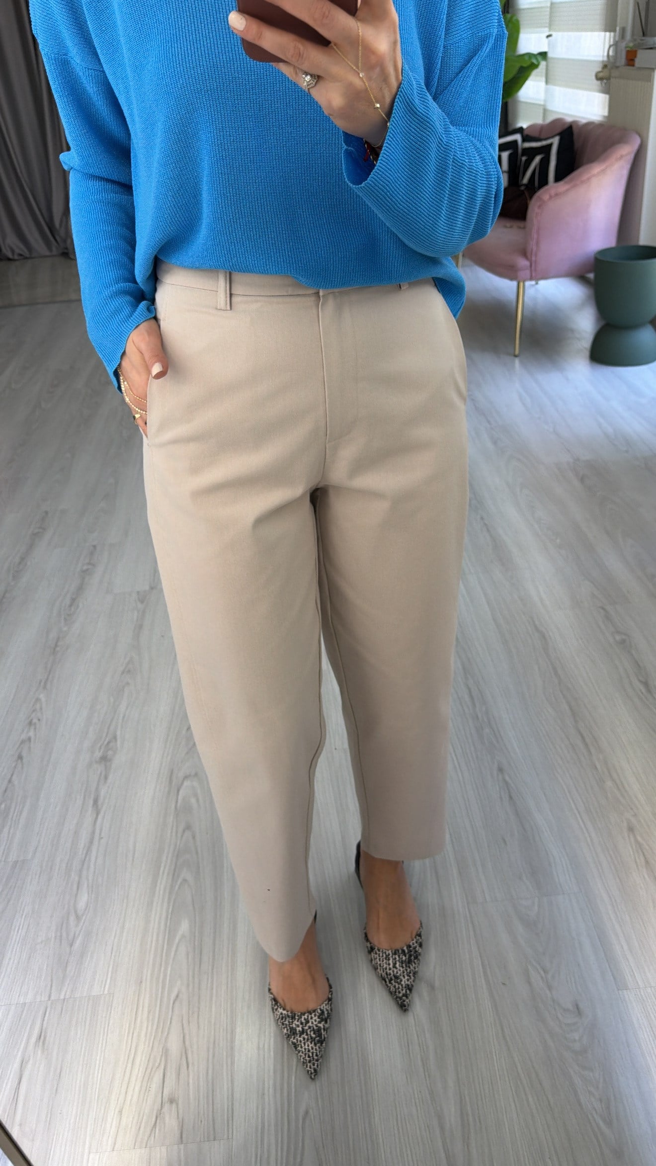 Cos Model Taş Rengi Pantolon