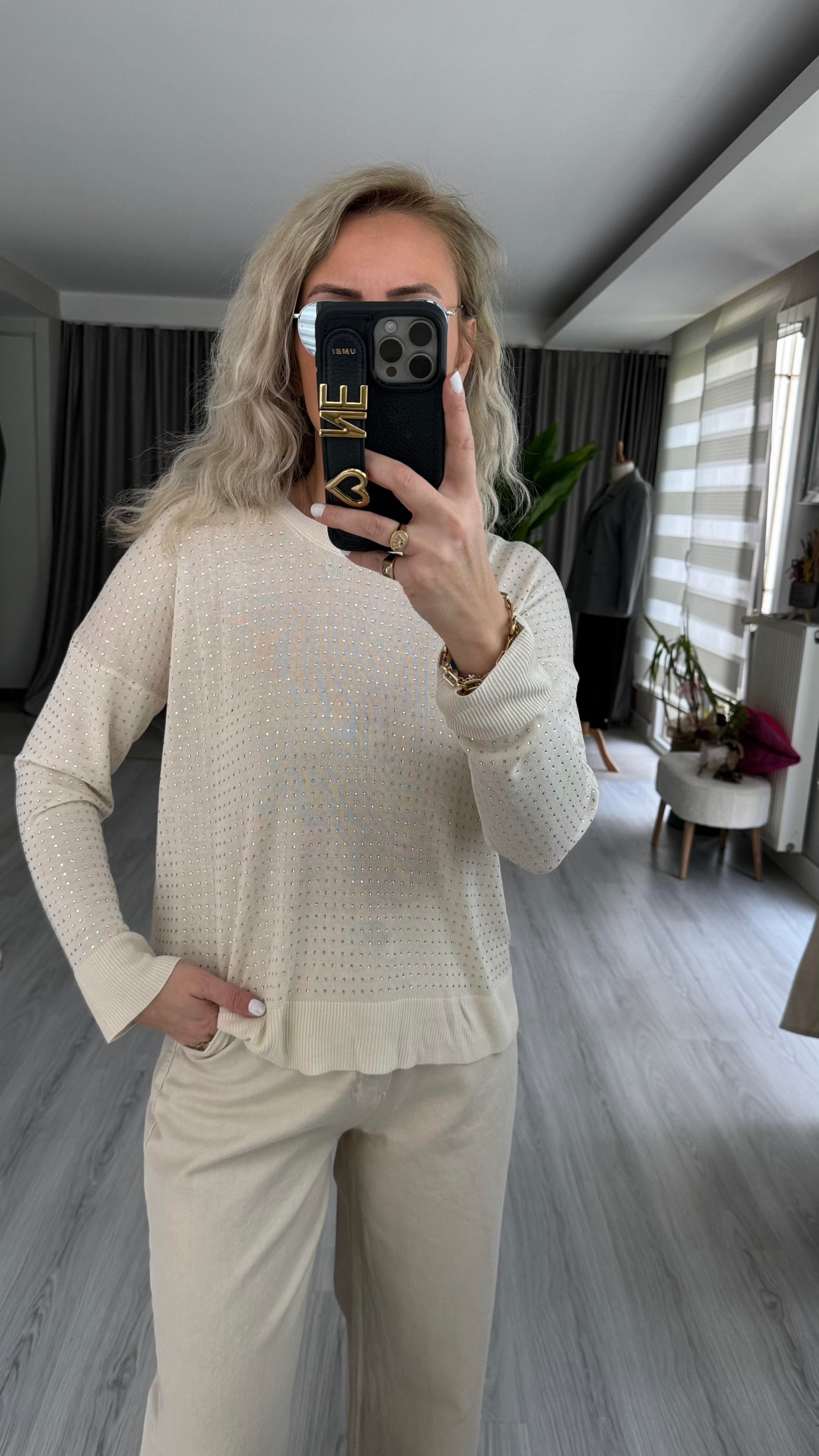 FULL TAŞLI BEJ MERSERİZE