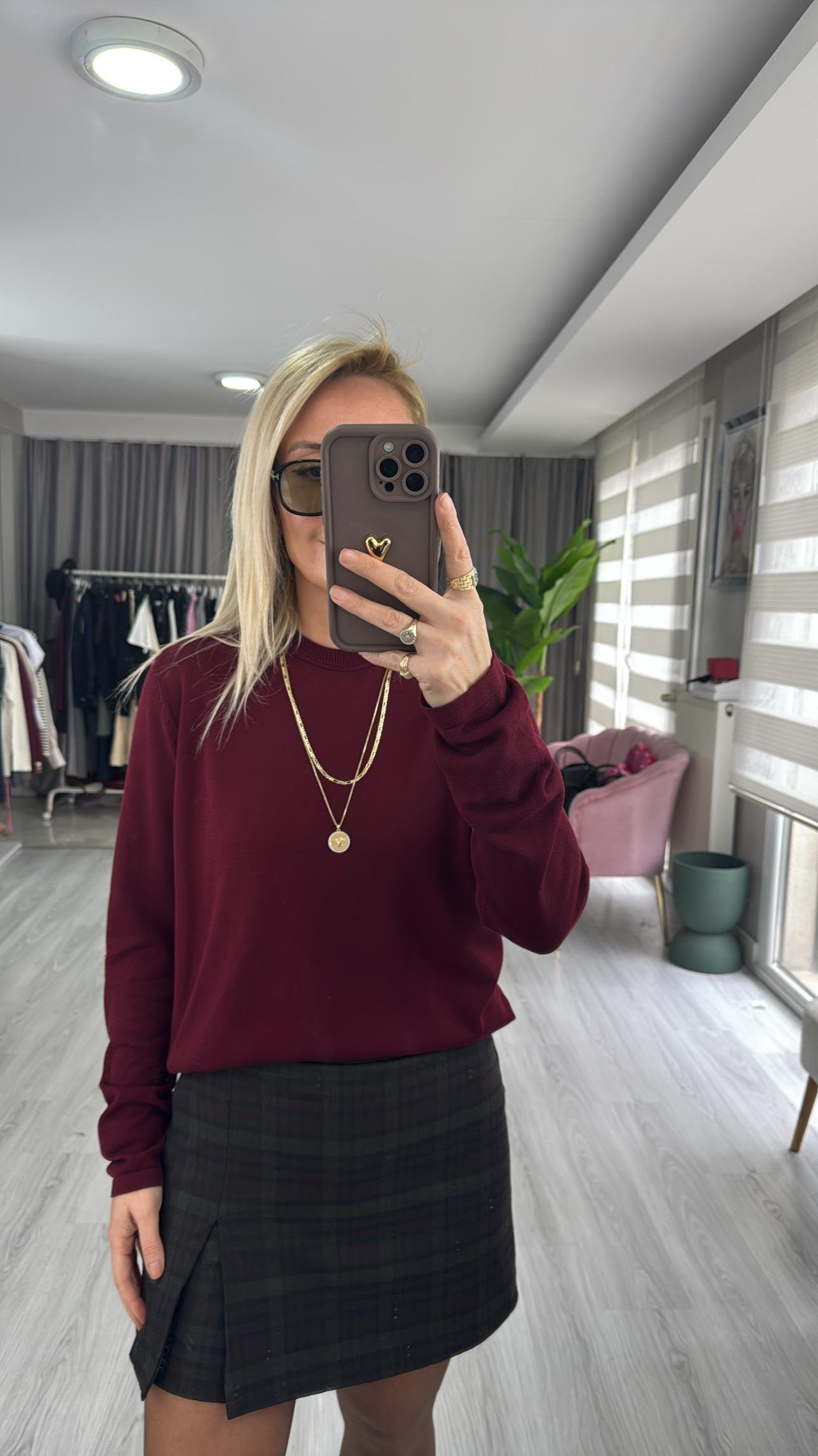 Orijinal Marka Bordo Basic Triko