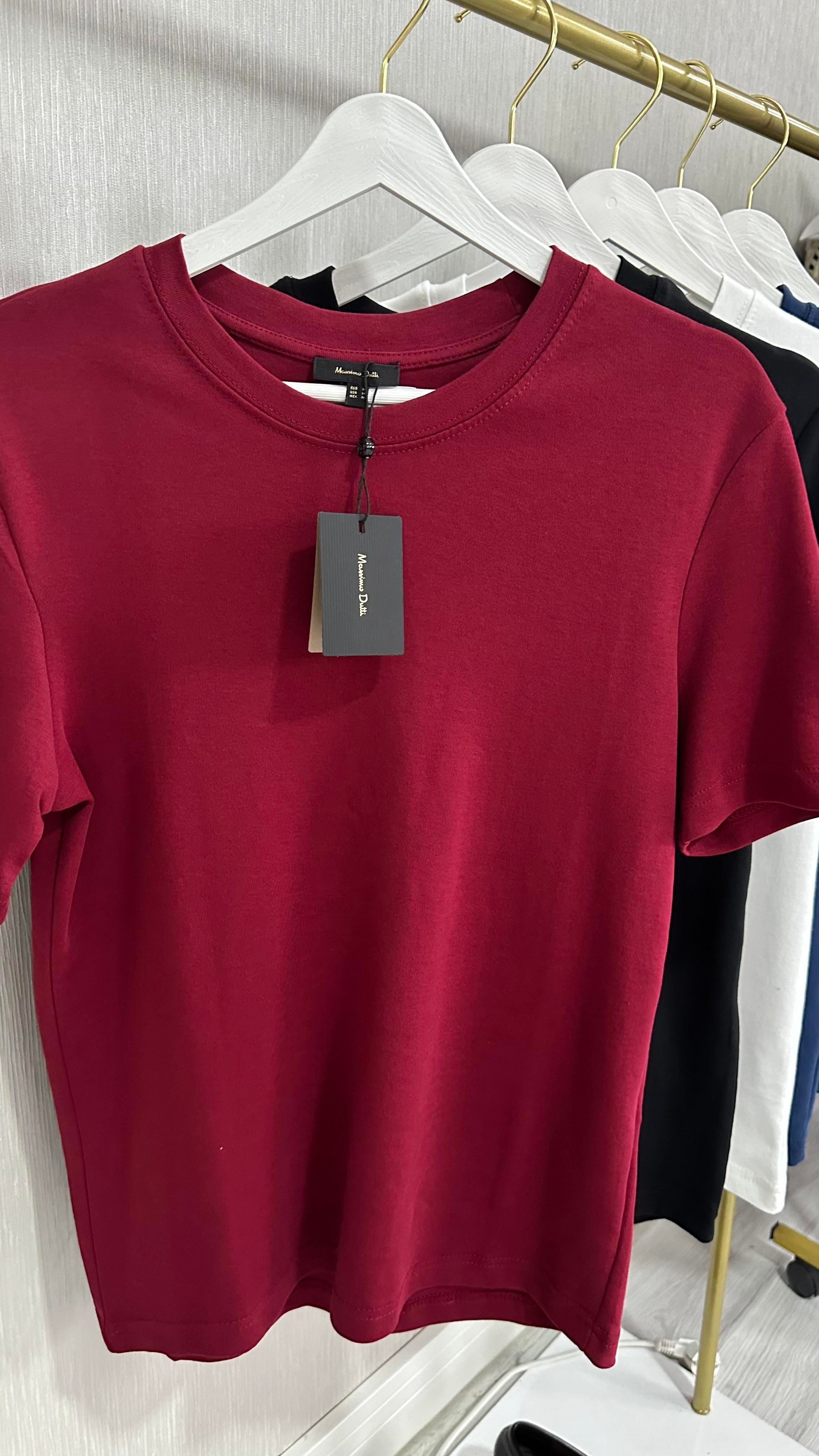 ORJİNAL MARKA BORDO PAMUKLU BASİC TİŞÖRT