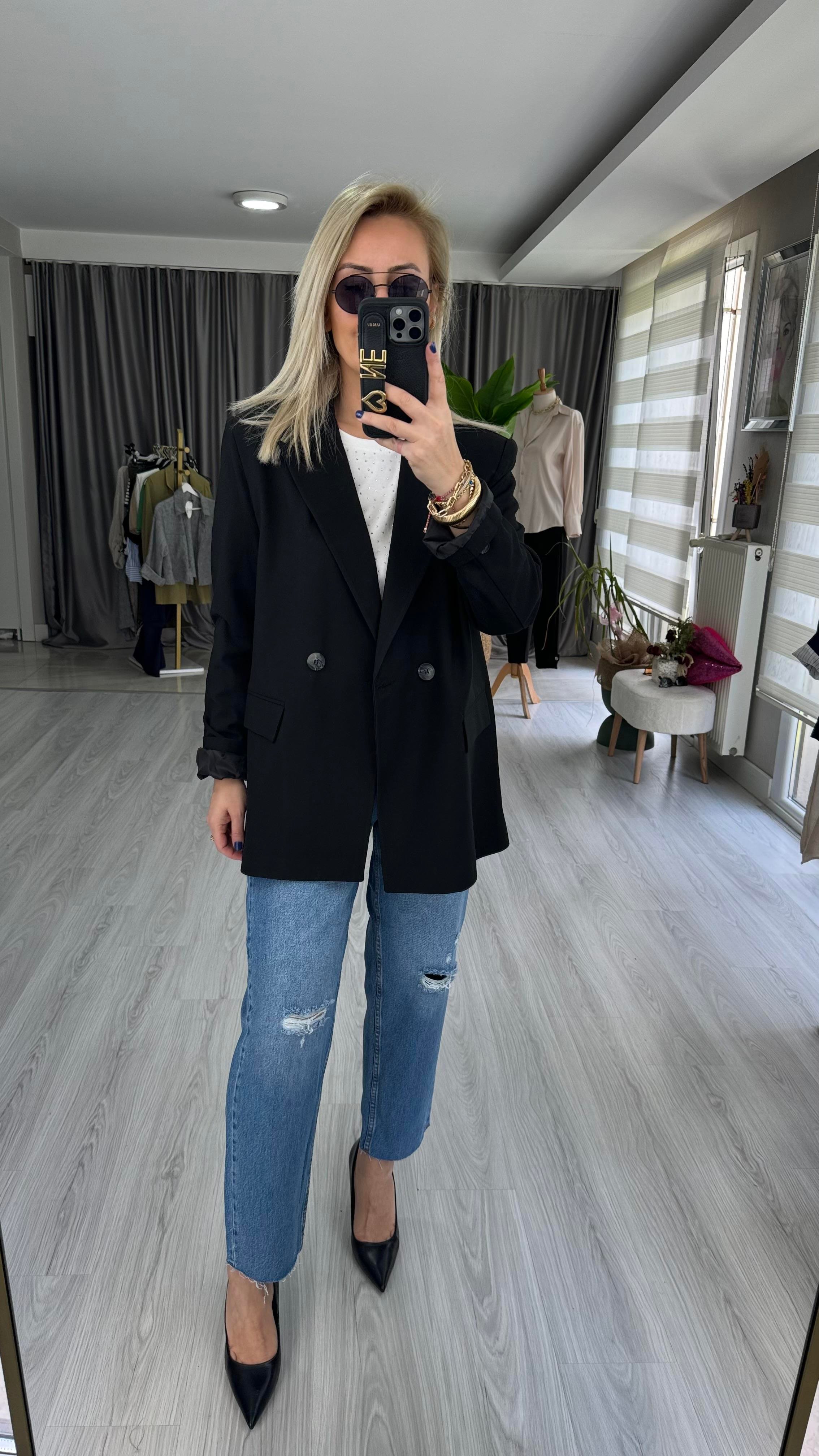 ORJİNAL MARKA SİYAH BLAZER CEKET