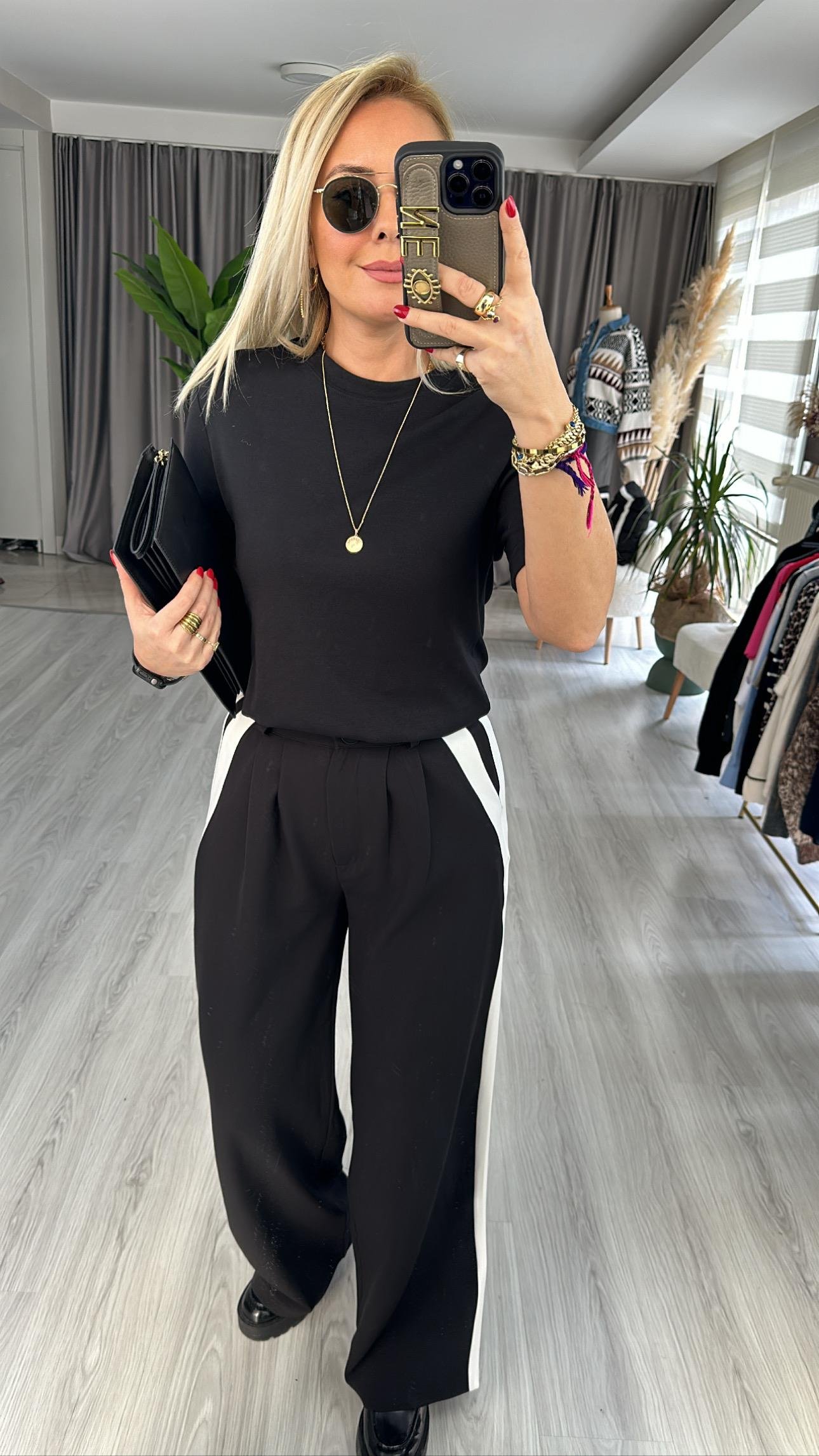 ORJİNAL MARKA SİYAH PAMUKLU BASİC TİŞÖRT