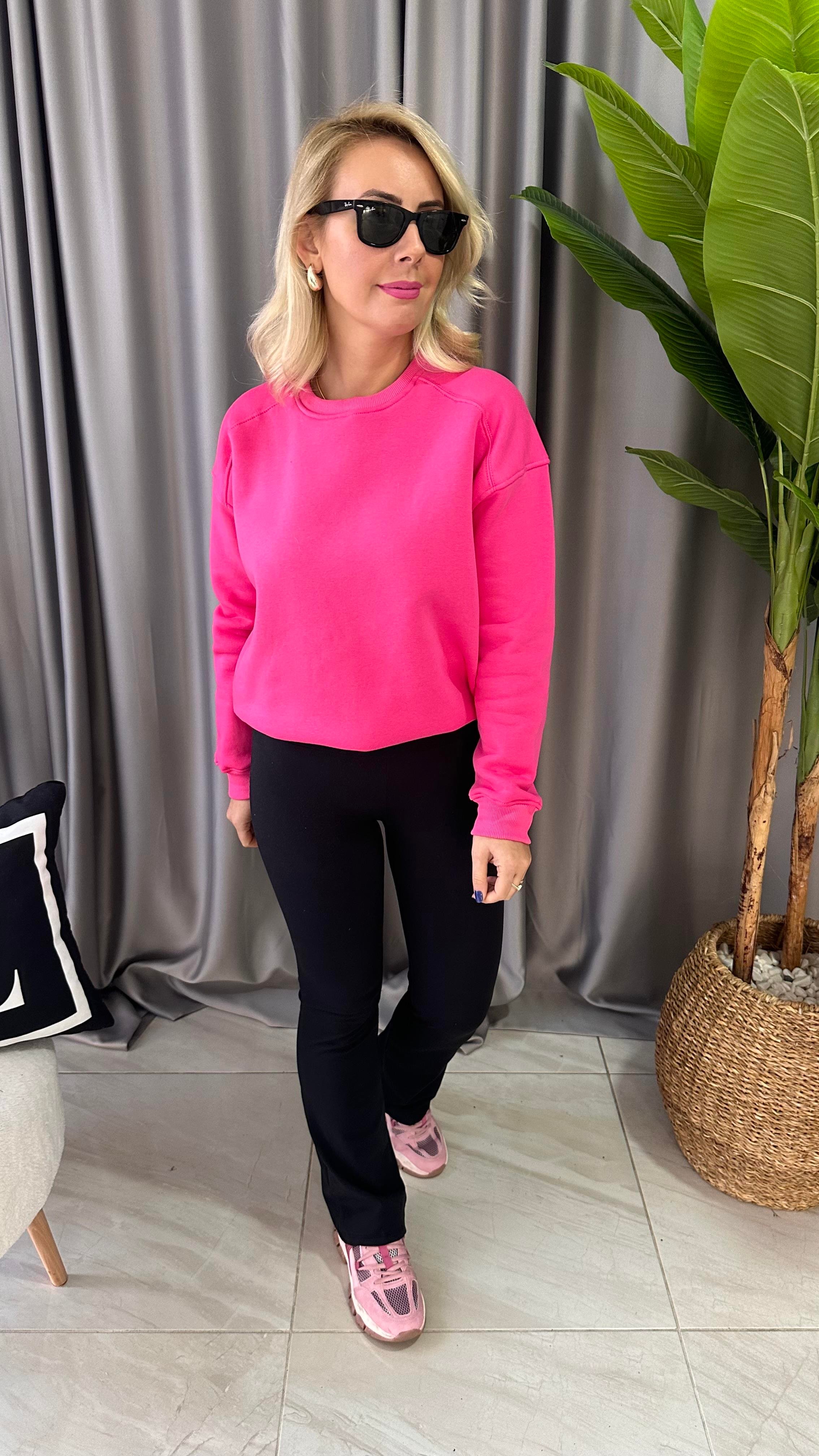 PEMBE SALAŞ SWEATSHİRT