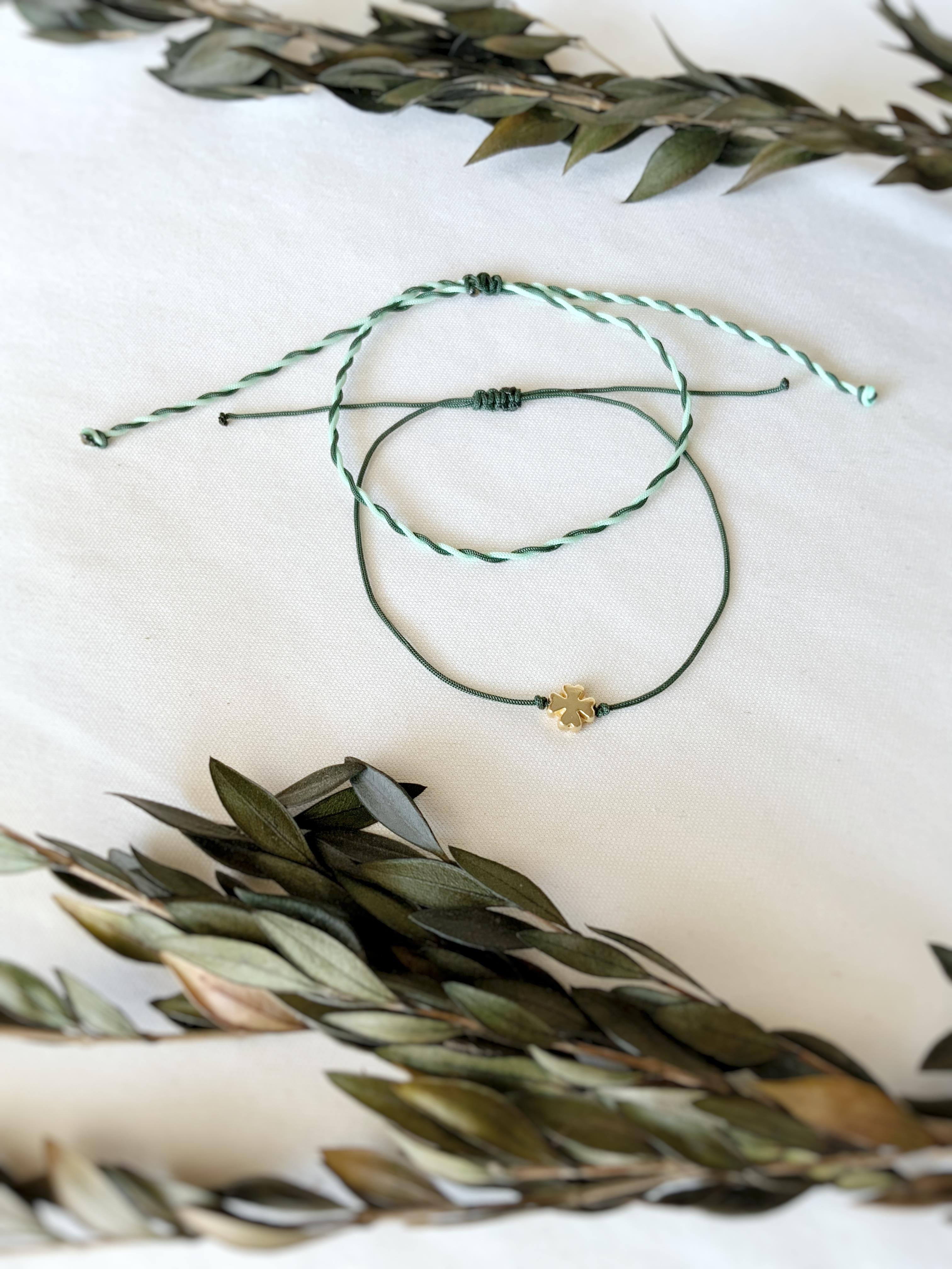 2li Yonca Yeşil Halhal Seti