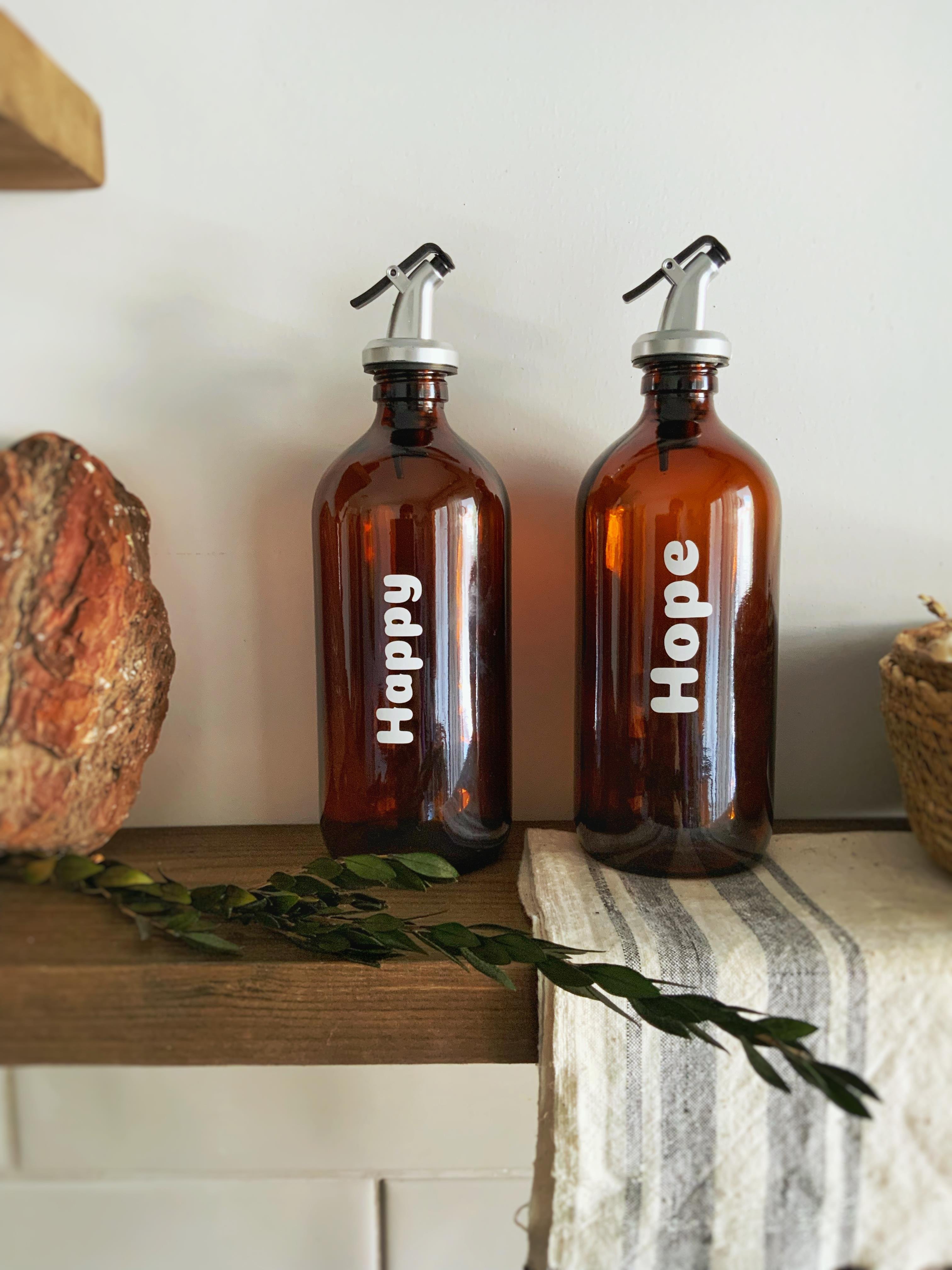 Bambu Altlıklı Yağdanlık Seti