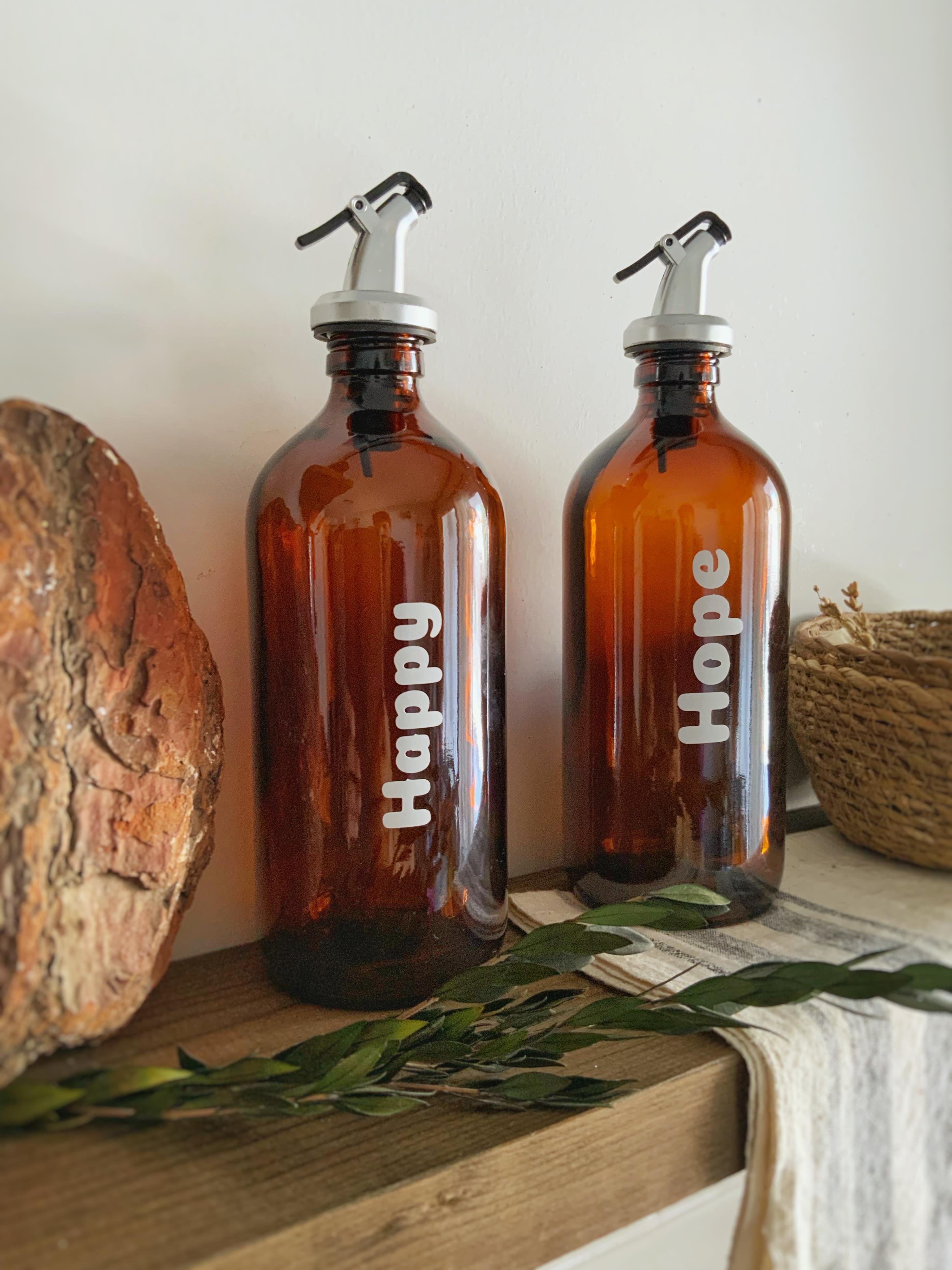 Bambu Altlıklı Yağdanlık Seti